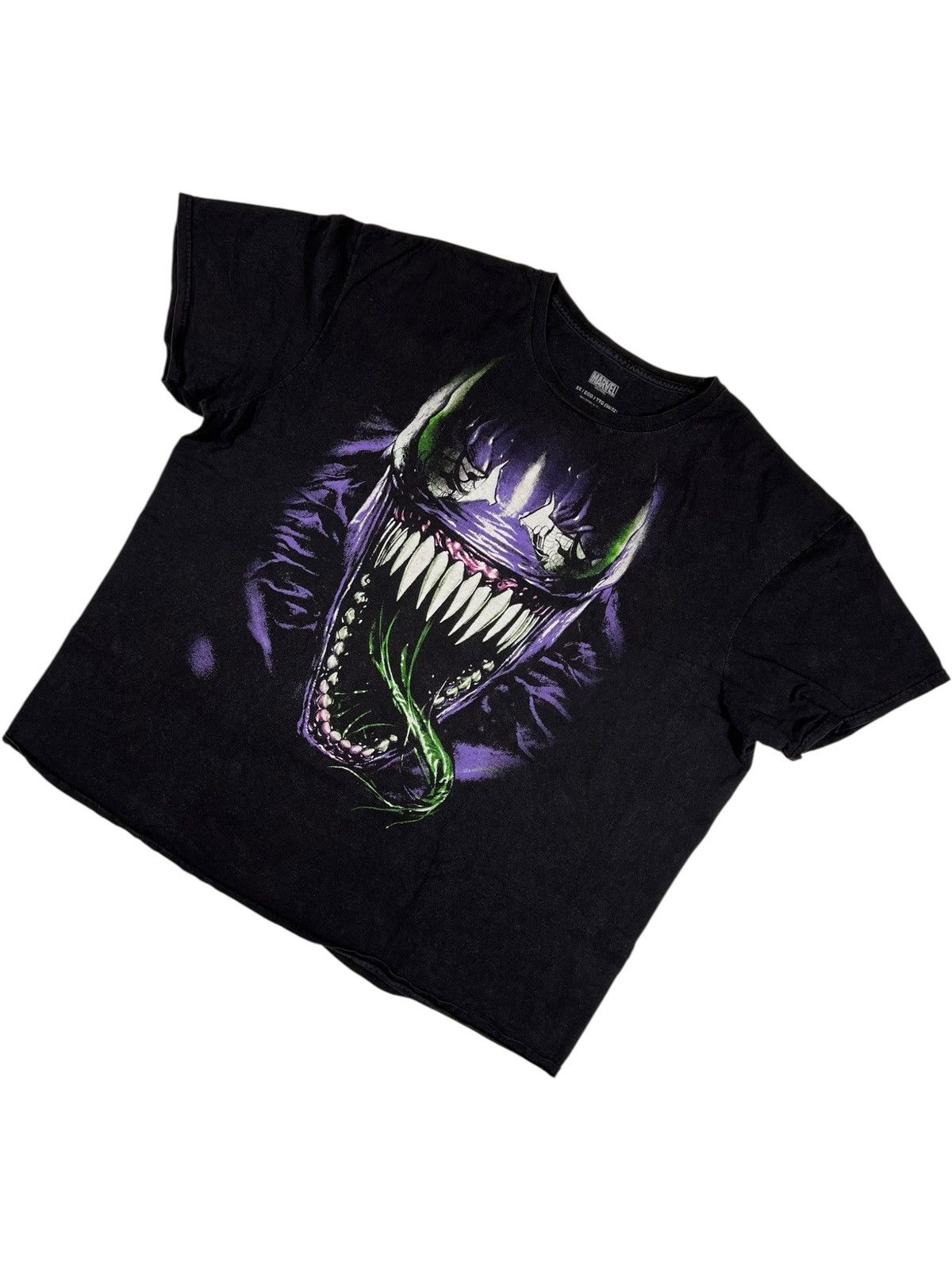 Marvel Comics Y2K Era Faded Black Venom T-Shirt Size US XXL / EU 58 / 5 - 3 Thumbnail