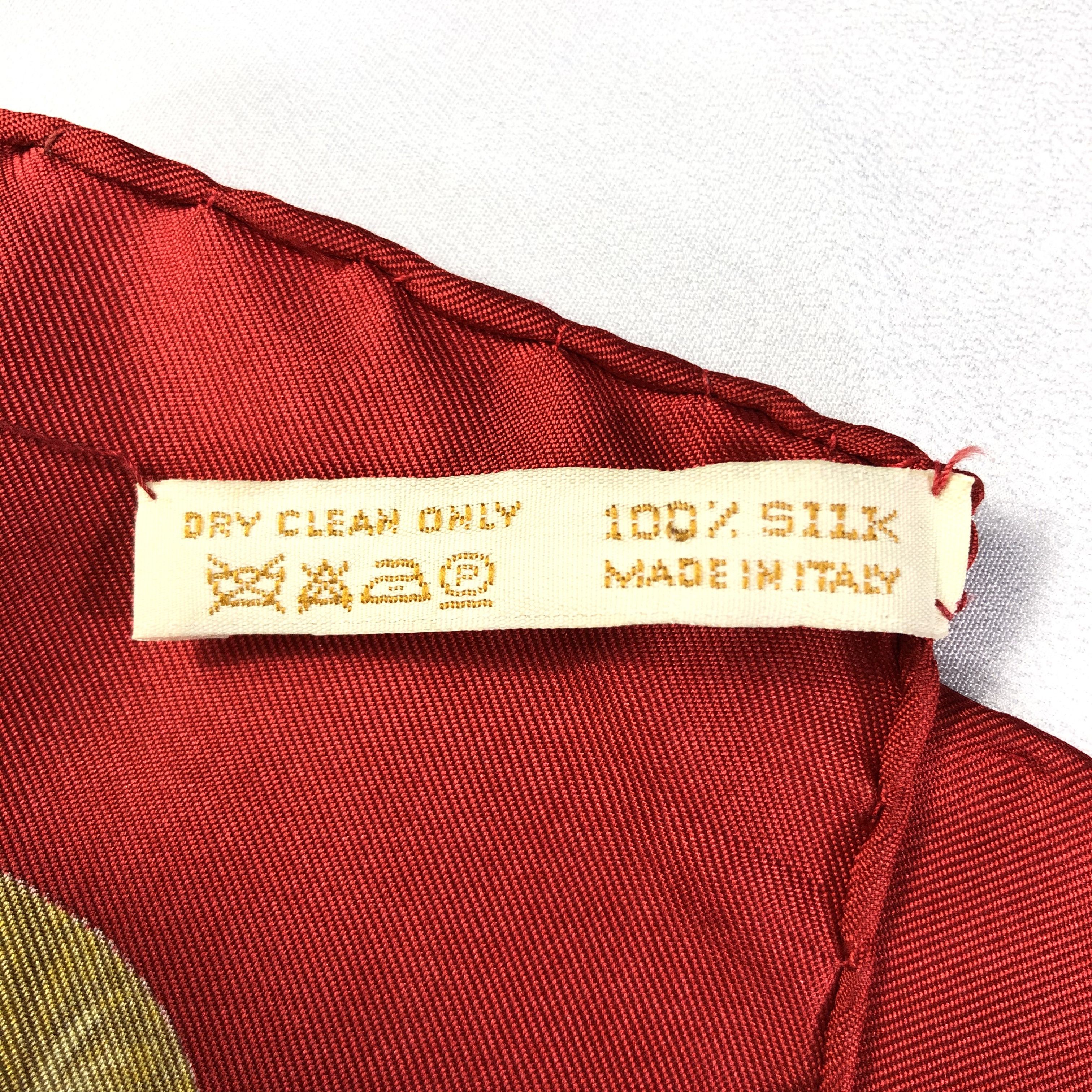 Vintage Vintage Gianfranco Lotti Silk Scarf Size ONE SIZE - 6 Thumbnail