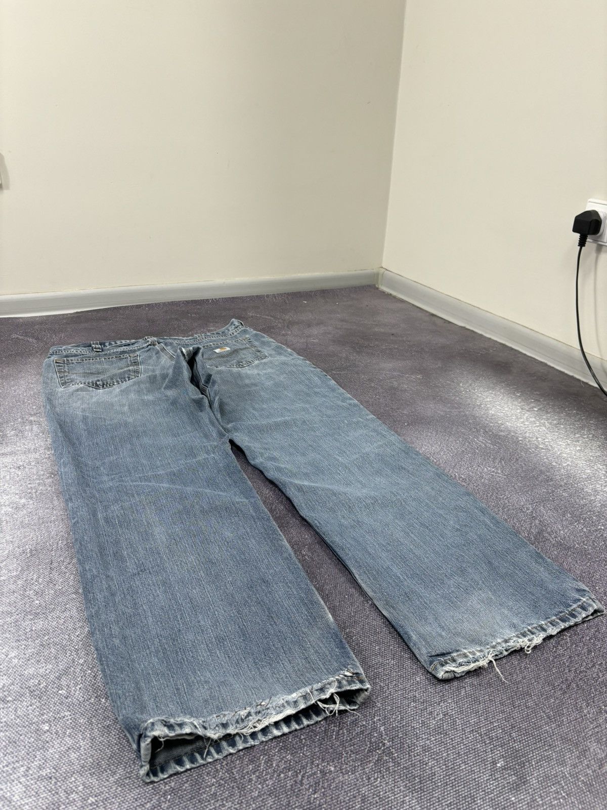 Carhartt Vintage Carhartt Y2K Faded American Hype Work Baggy Jeans Size US 36 / EU 52 - 4 Thumbnail