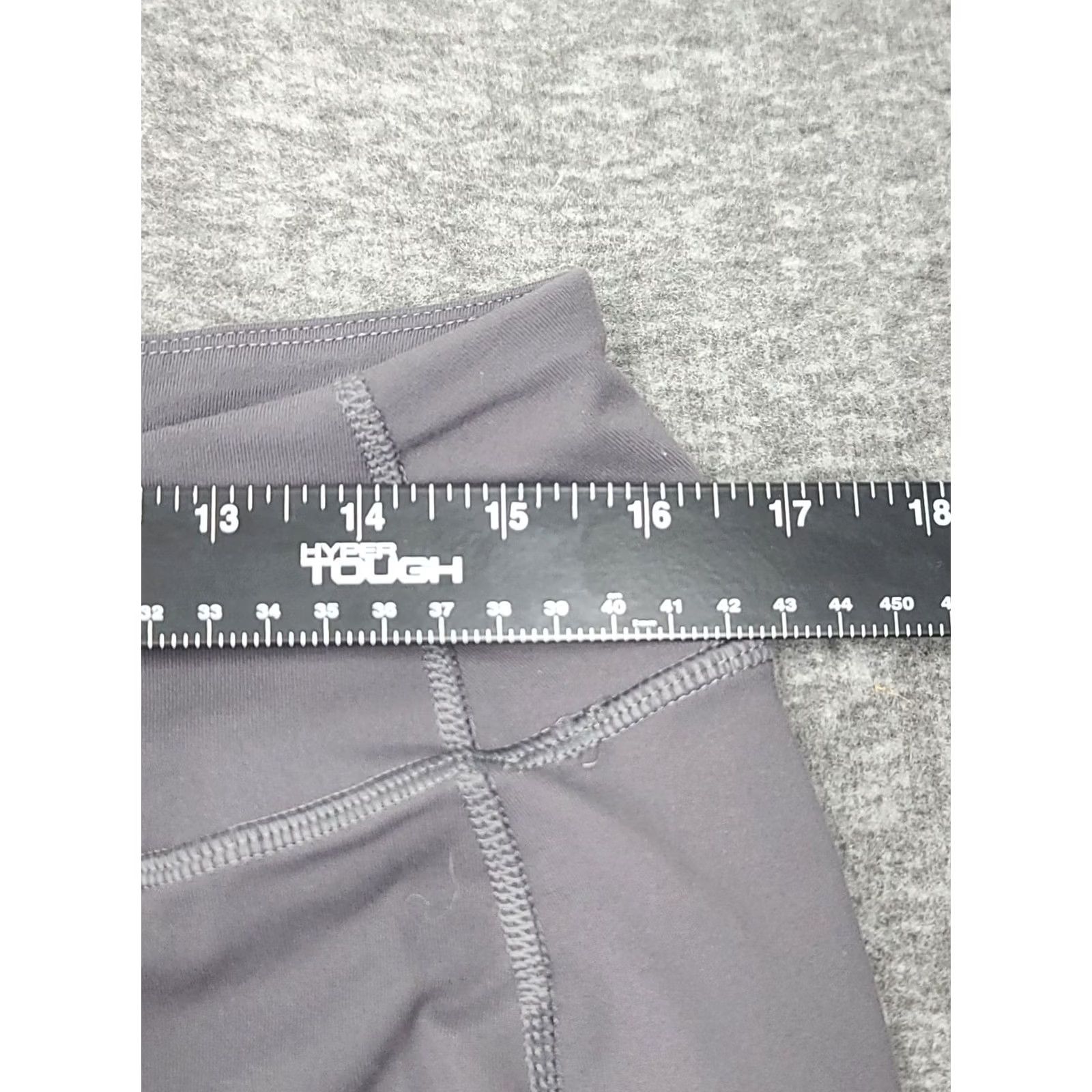 Vintage Duluth NoGA Classic Slim Leg Pants Gray Womens M | Nylon Spandex Jersey | High Rise | Pockets | Athleisure Yoga Hiking Size 32" / US 10 / IT 46 - 4 Thumbnail