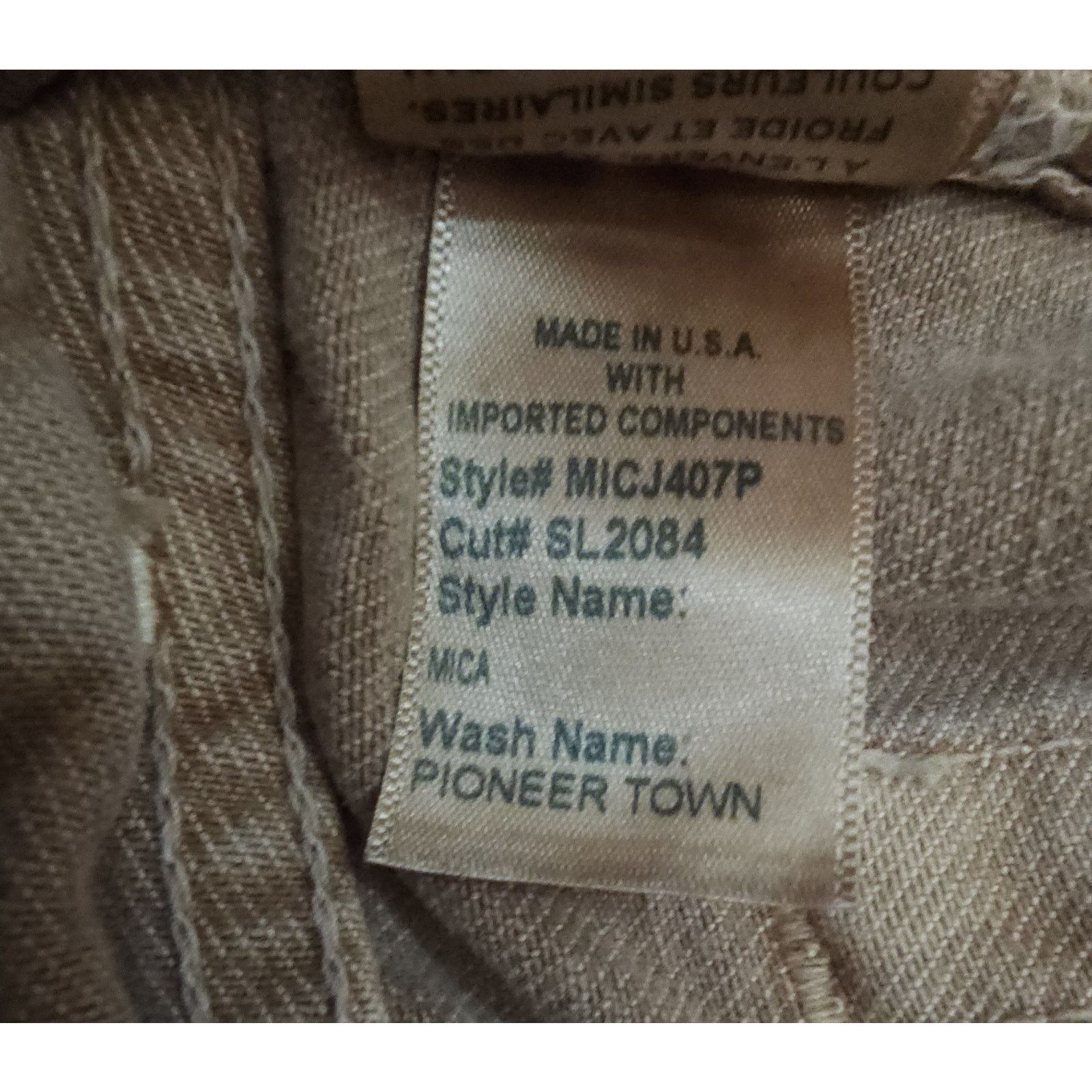 SLVRLAKE SLVRLAKE Mica Wide Leg In Pioneer Town Wash Denim Jeans 26 Size 26" / US 2 / IT 38 - 11 Thumbnail