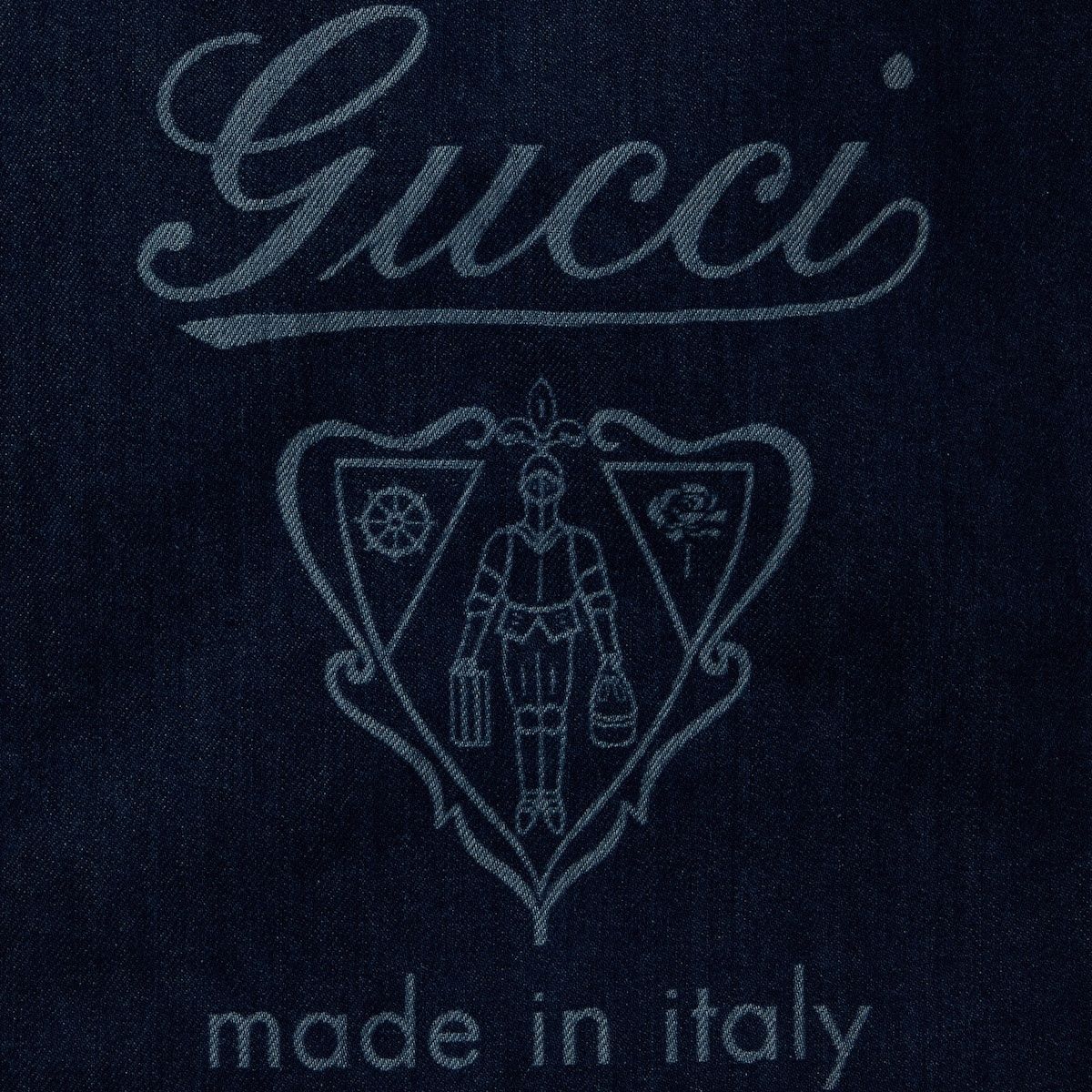 Gucci o1loc1c1125 815625 Lasered Denim Jacket in Dark Blue Size US XL / EU 56 / 4 - 8 Thumbnail