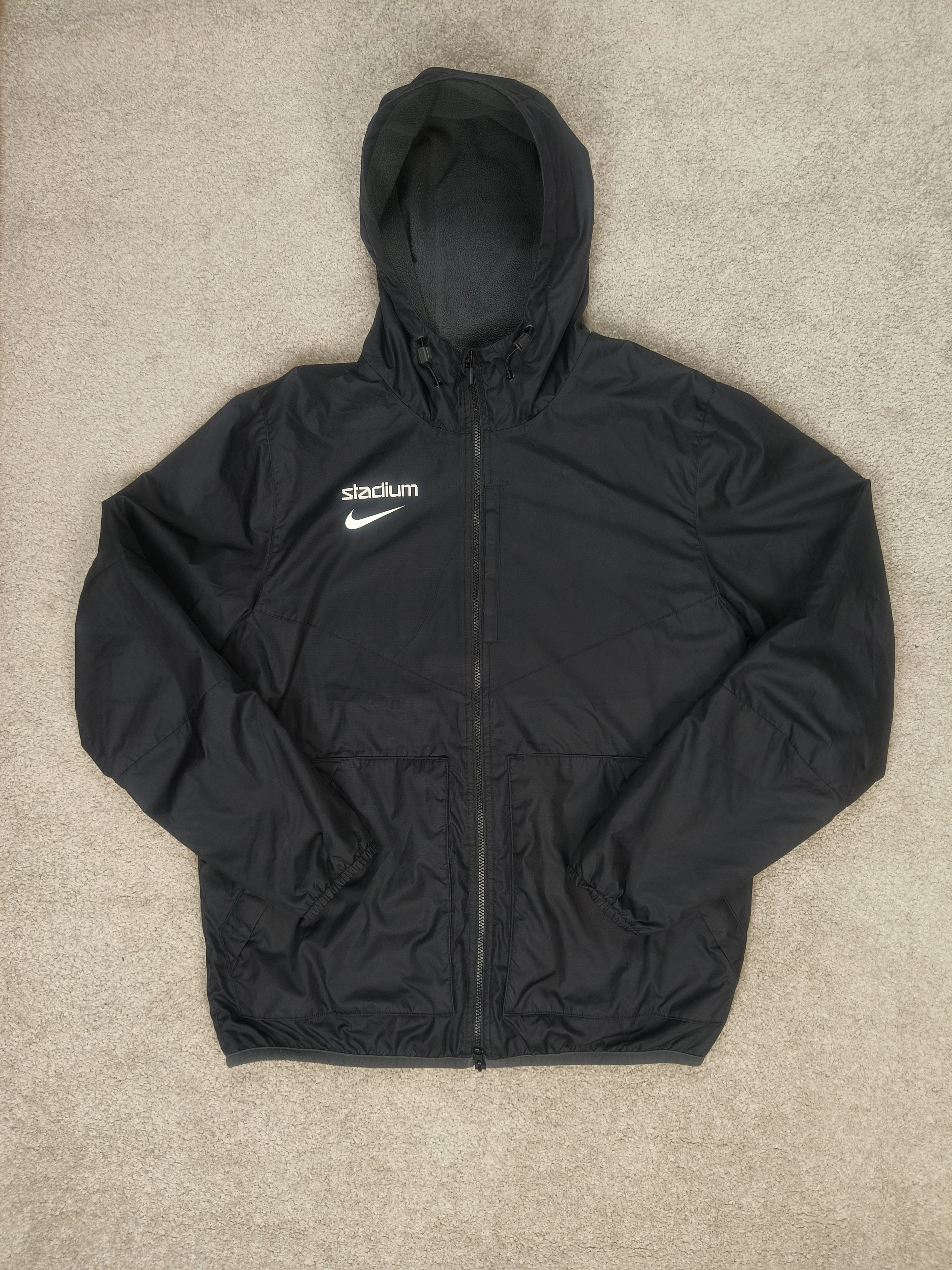 Nike Nike Stadium Hooded Fleece Lined Windbreaker Jacket Size US L / EU 52-54 / 3 - 1 Thumbnail