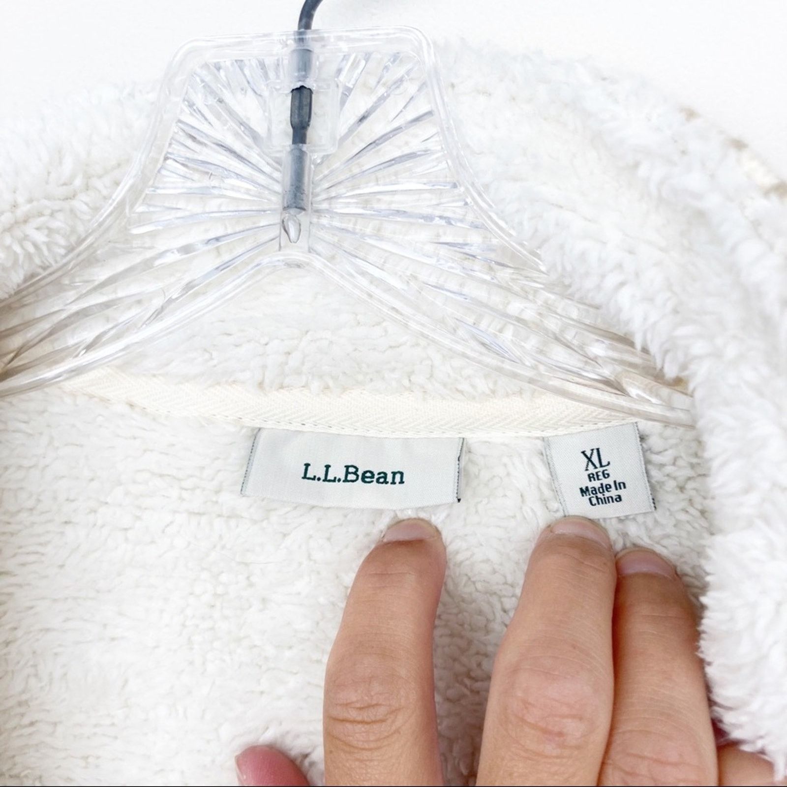 L.L. Bean LL Bean Tan Printed Teddy Lined Full Zip Jacket Sz XL Size US XL / EU 56 / 4 - 3 Thumbnail