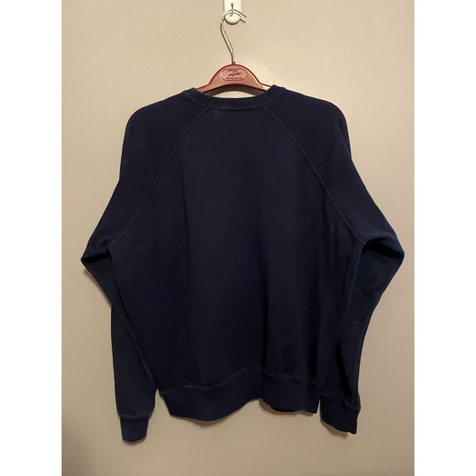 Ralph Lauren VINTAGE Ralph Lauren Sweater Mens 2XL Cable Knit Navy Blue Crew Neck Pullover 90s Cotton Knit Size US XXL / EU 58 / 5 - 5 Thumbnail