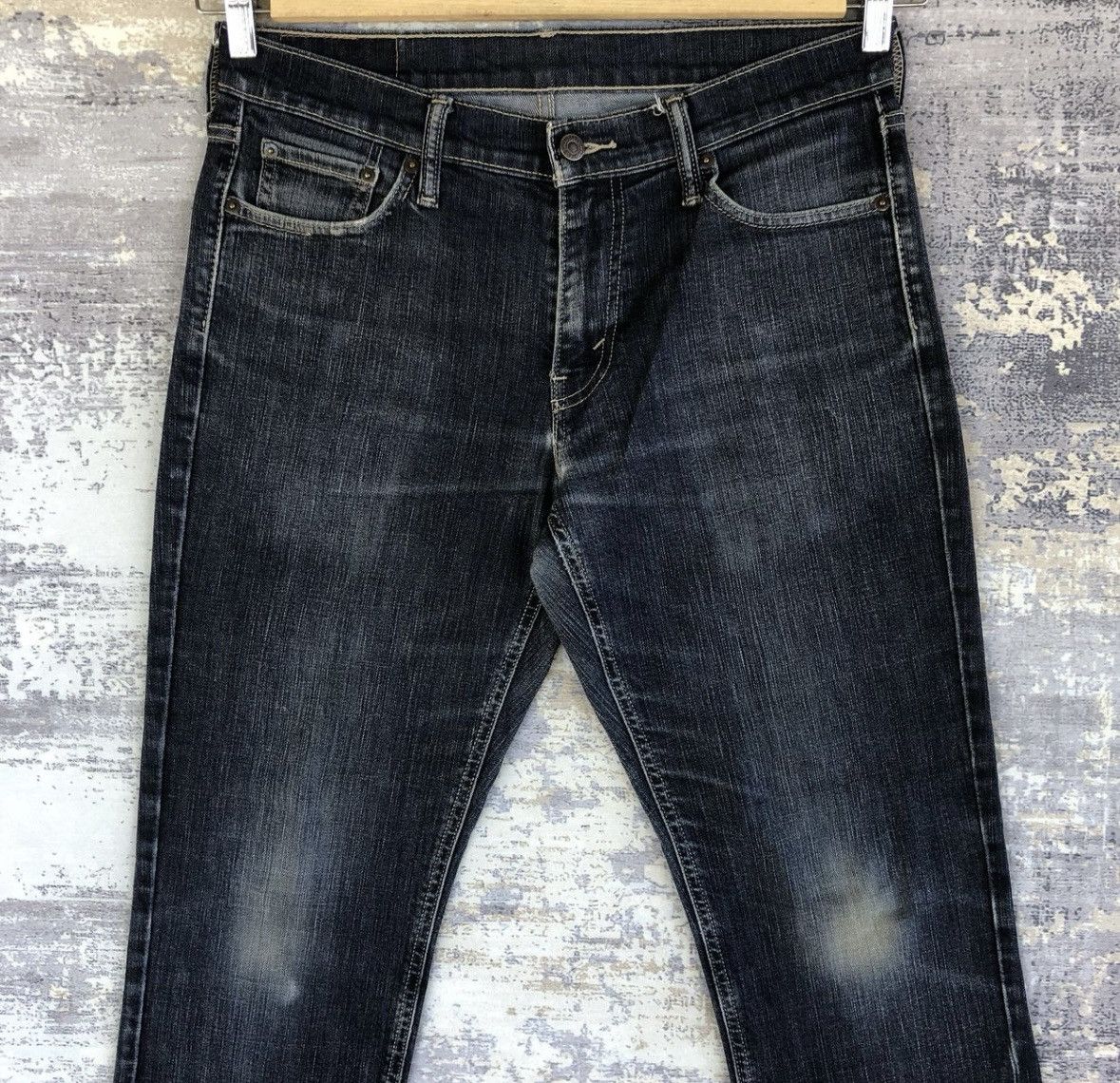 Jean × Levi's × Vintage Vintage Levi’s Dark Blue Denim Jeans Size US 32 / EU 48 - 3 Thumbnail