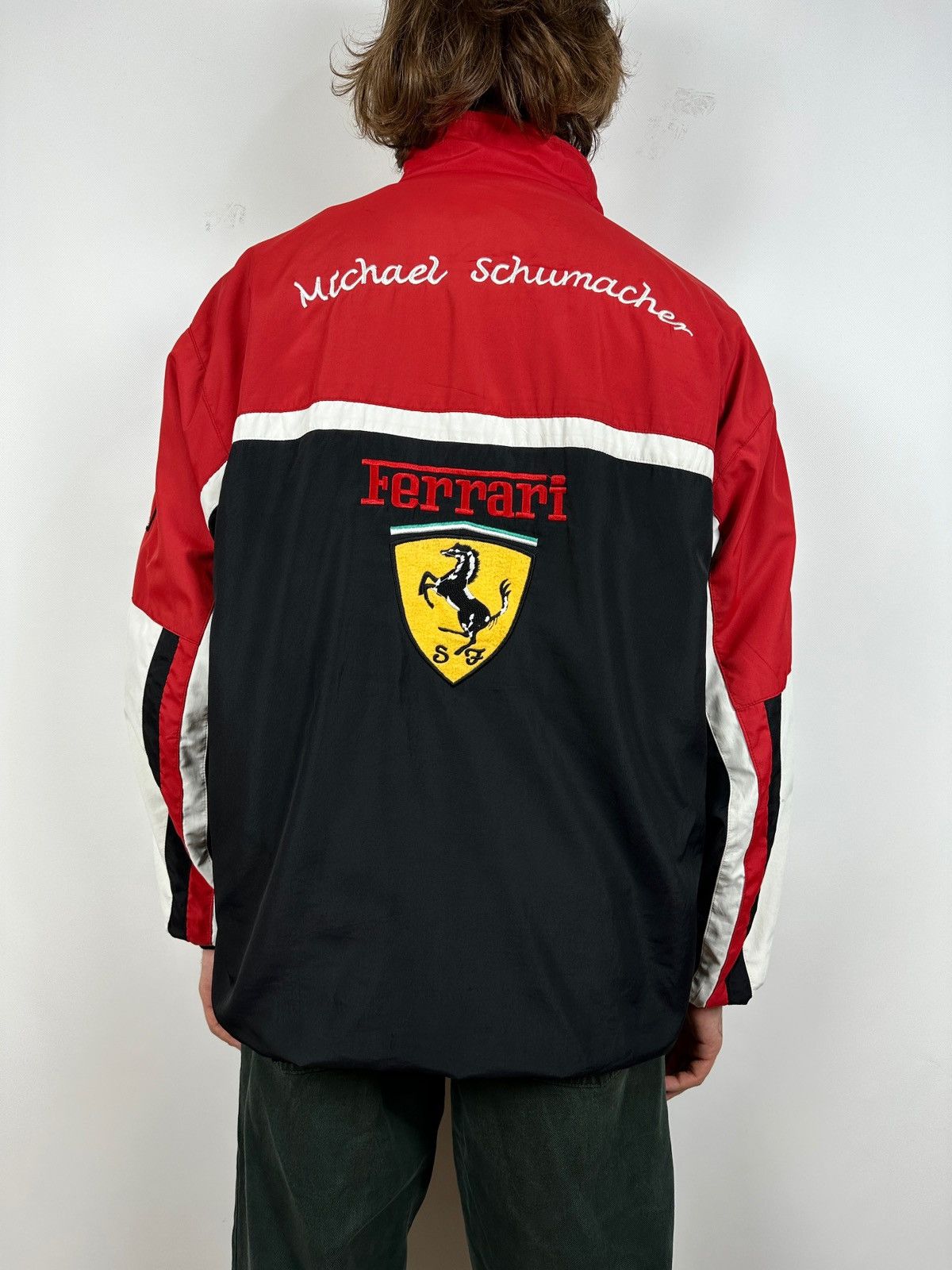 Ferrari Vintage Ferrari Marlboro Vodafone Racing Light Track Jacket Size US XL / EU 56 / 4 - 2 Thumbnail