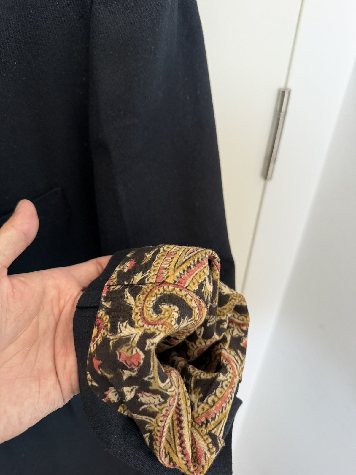 Yohji Yamamoto 23SS Silk Double Lapel Long Jacket Size US M / EU 48-50 / 2 - 8 Thumbnail