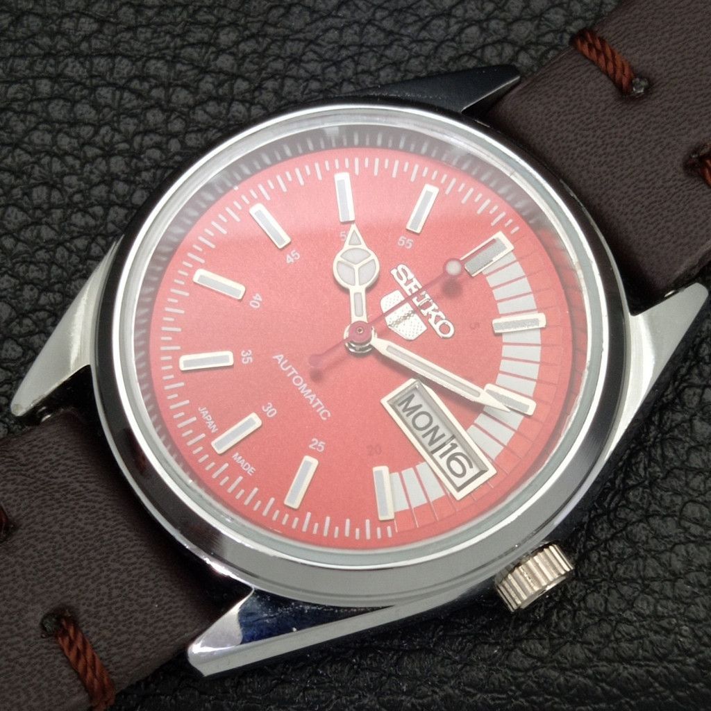 Seiko REFURBISHED VINTAGE SEIKO 5 AUTO JAPAN MENS WATCH a440729 Size 38 - 6 Thumbnail