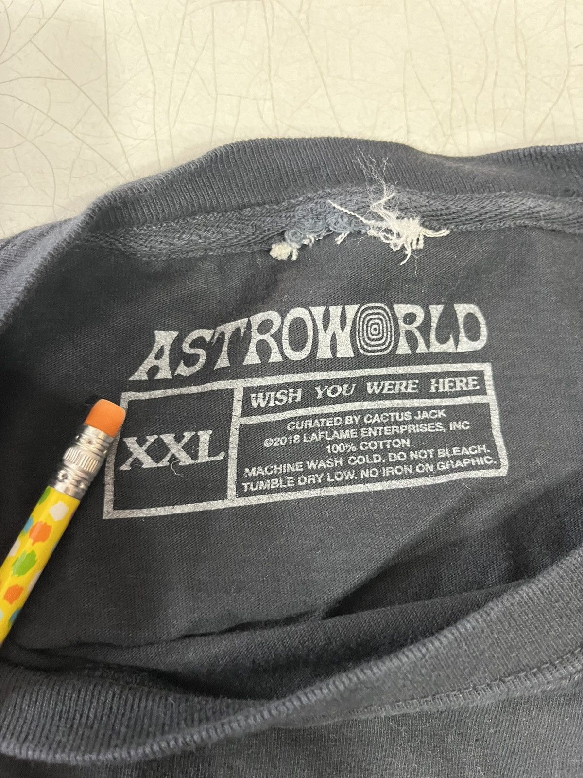 Travis Scott Astro world long sleeve shirt Size US XXL / EU 58 / 5 - 3 Thumbnail