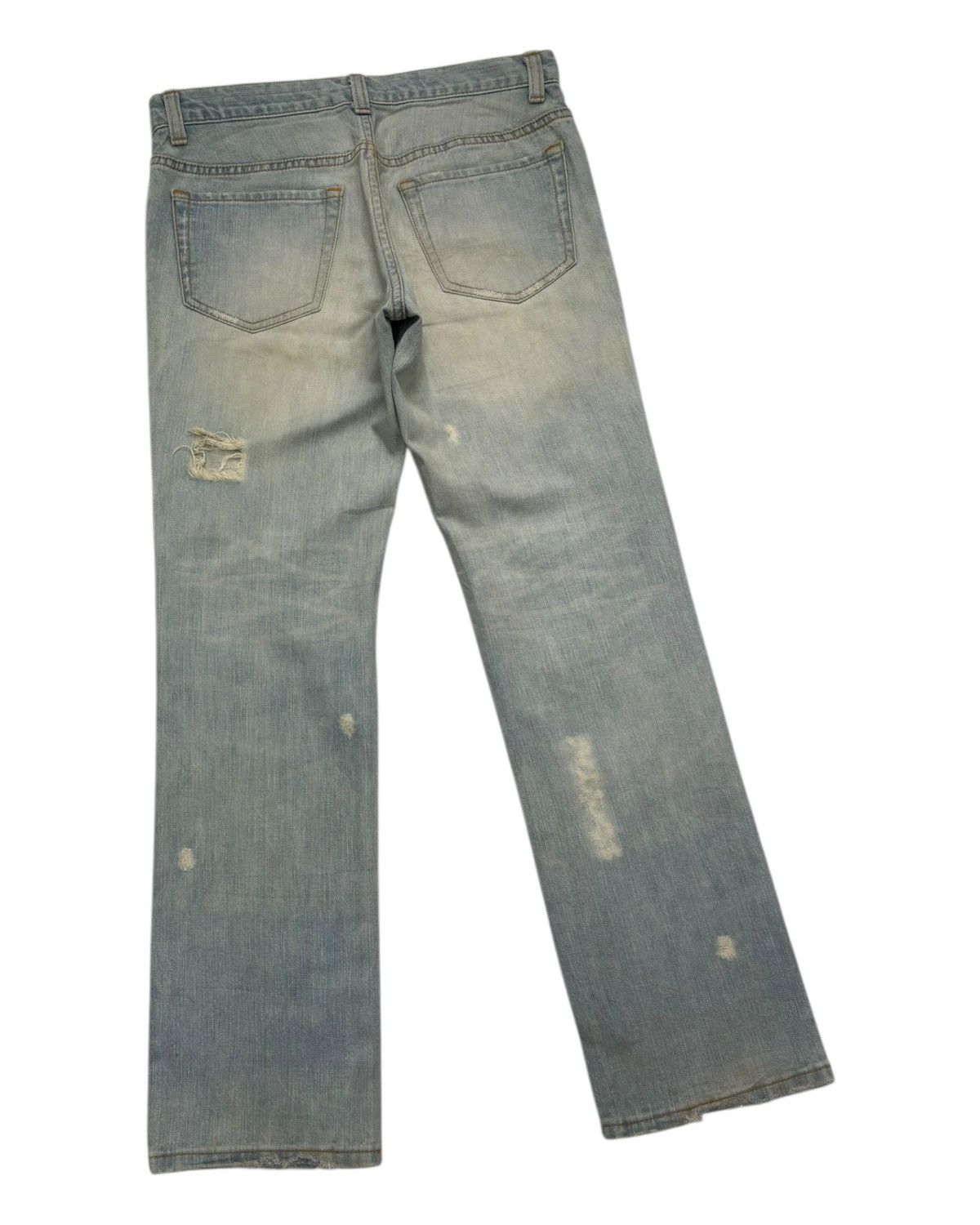 Number (N)ine Sunao Kuwahara Issey Miyake Distressed Denim Jeans Size US 32 / EU 48 - 5 Thumbnail