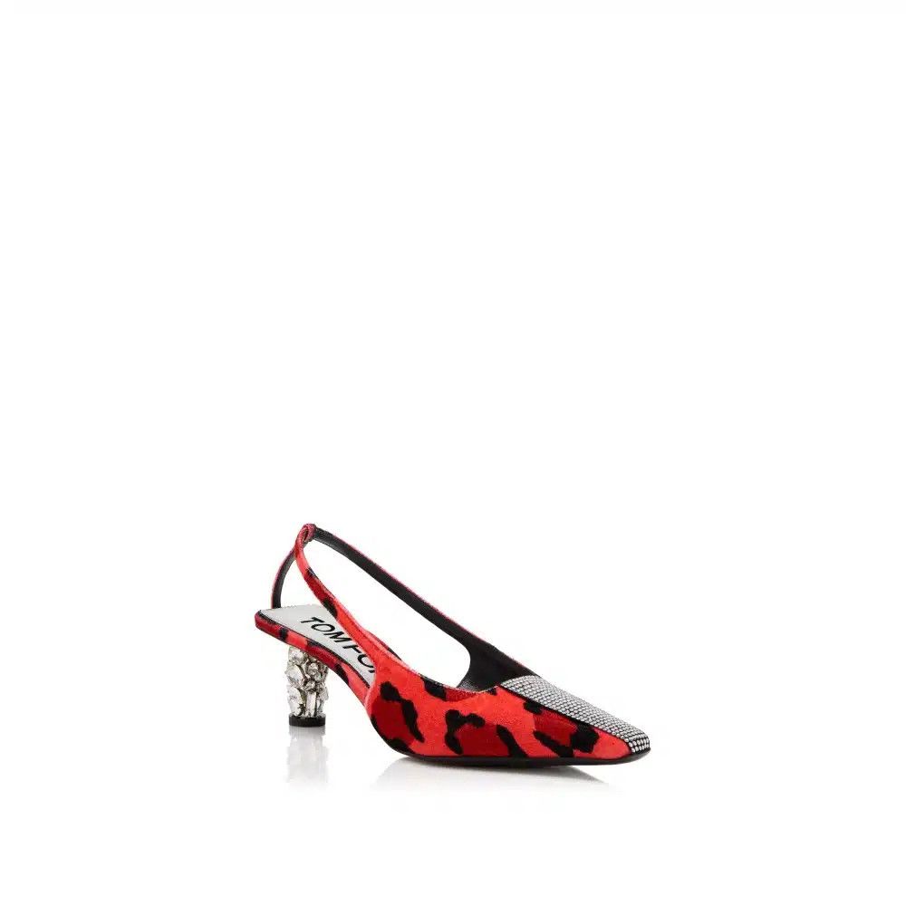 Tom Ford o1loc1c1124 W2358 Slingback Pumps in Multicolor Size US 7 / IT 37 - 2 Thumbnail
