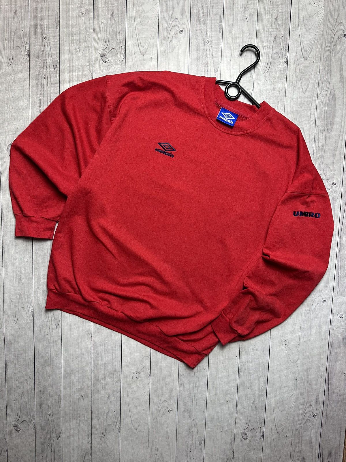 Umbro × Vintage Vintage Umbro sweatshirt logo red pro training size XXL Size US XXL / EU 58 / 5 - 1 Thumbnail