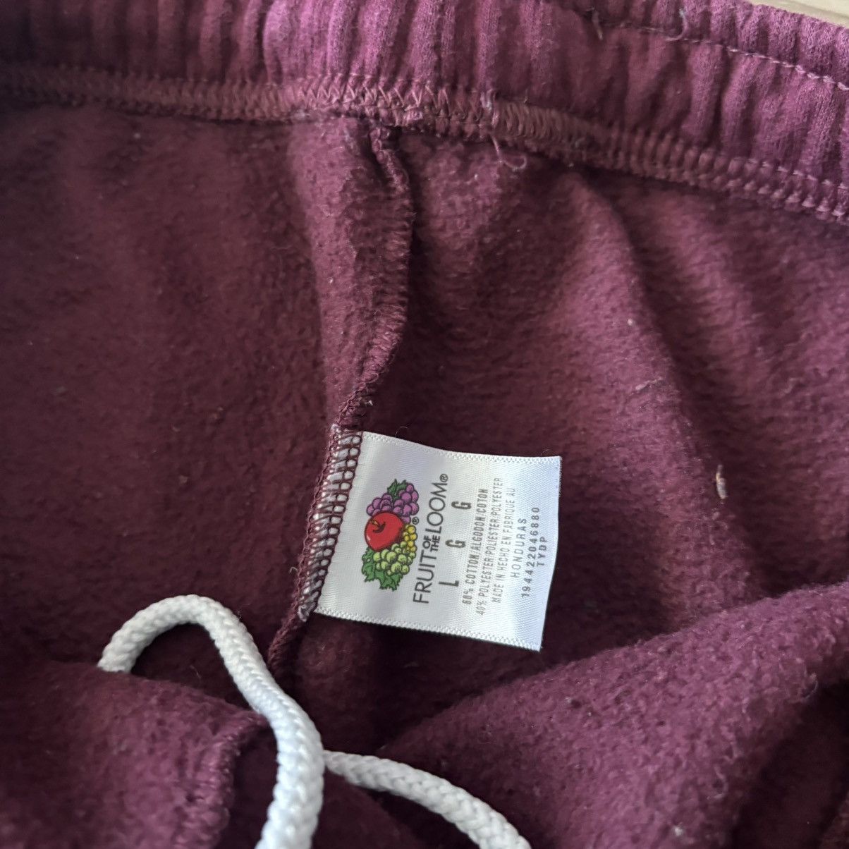 Vintage Crazy Vintage Y2K/2000s Burgundy Red Streetwear Essential Sweatpants! Fits M Size US 32 / EU 48 - 6 Thumbnail