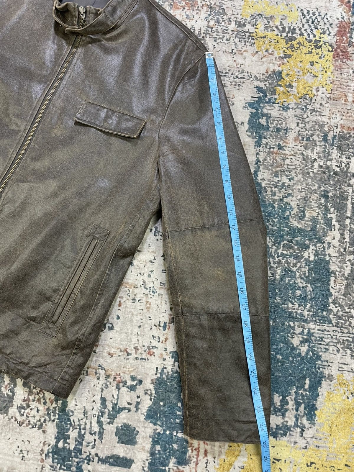 Comme Ca Ism Comme Ca Ism Cafe Racer Faux Leather Jacket Size US L / EU 52-54 / 3 - 12 Thumbnail