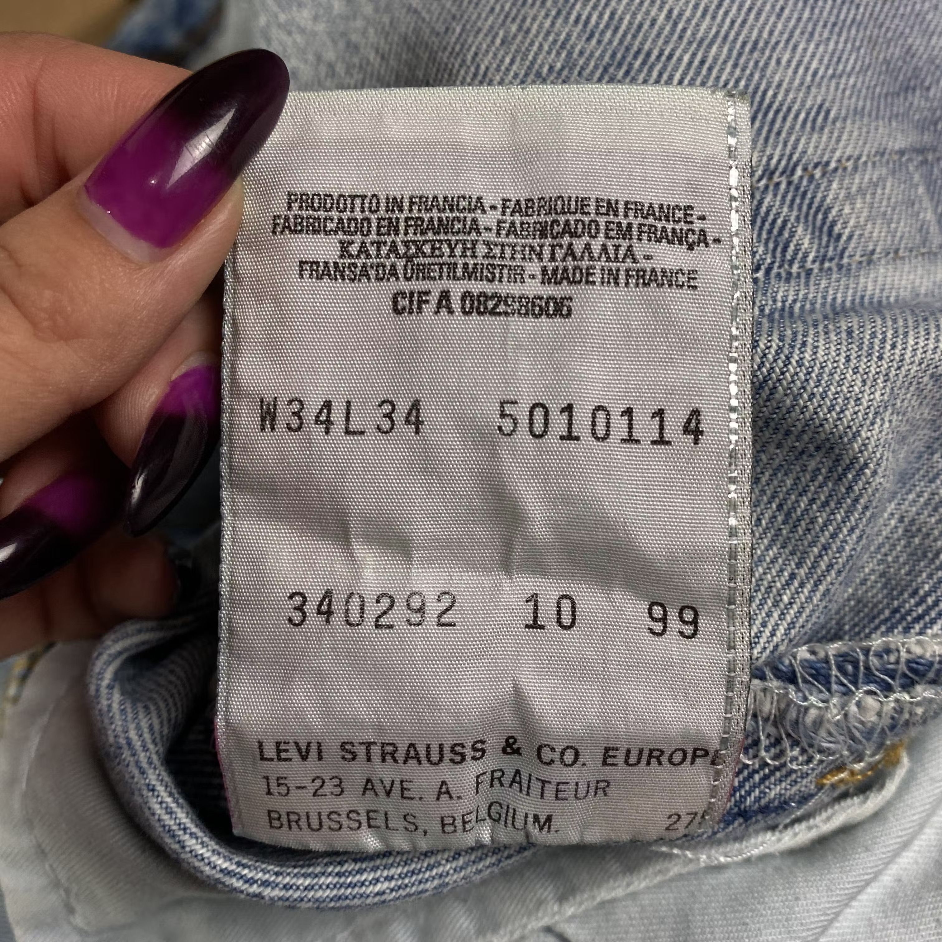 Levi's × Levi's Vintage Clothing × Vintage Mens Jeans Denim Levis Vintage Size 34 Size US 34 / EU 50 - 6 Thumbnail