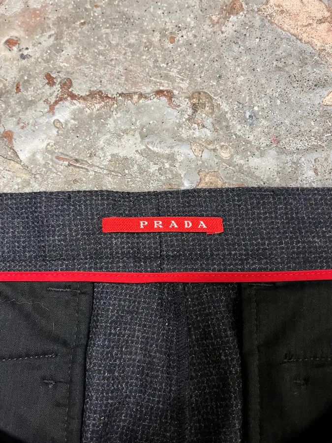Prada AW2008 Prada Wool Dark Classy Tailored Pants Size US 32 / EU 48 - 8 Thumbnail