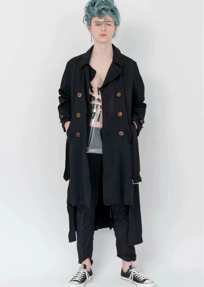 Comme des Garcons Comme des Garcons Black Trench Coat - dmc Size US M / EU 48-50 / 2 - 1 Thumbnail