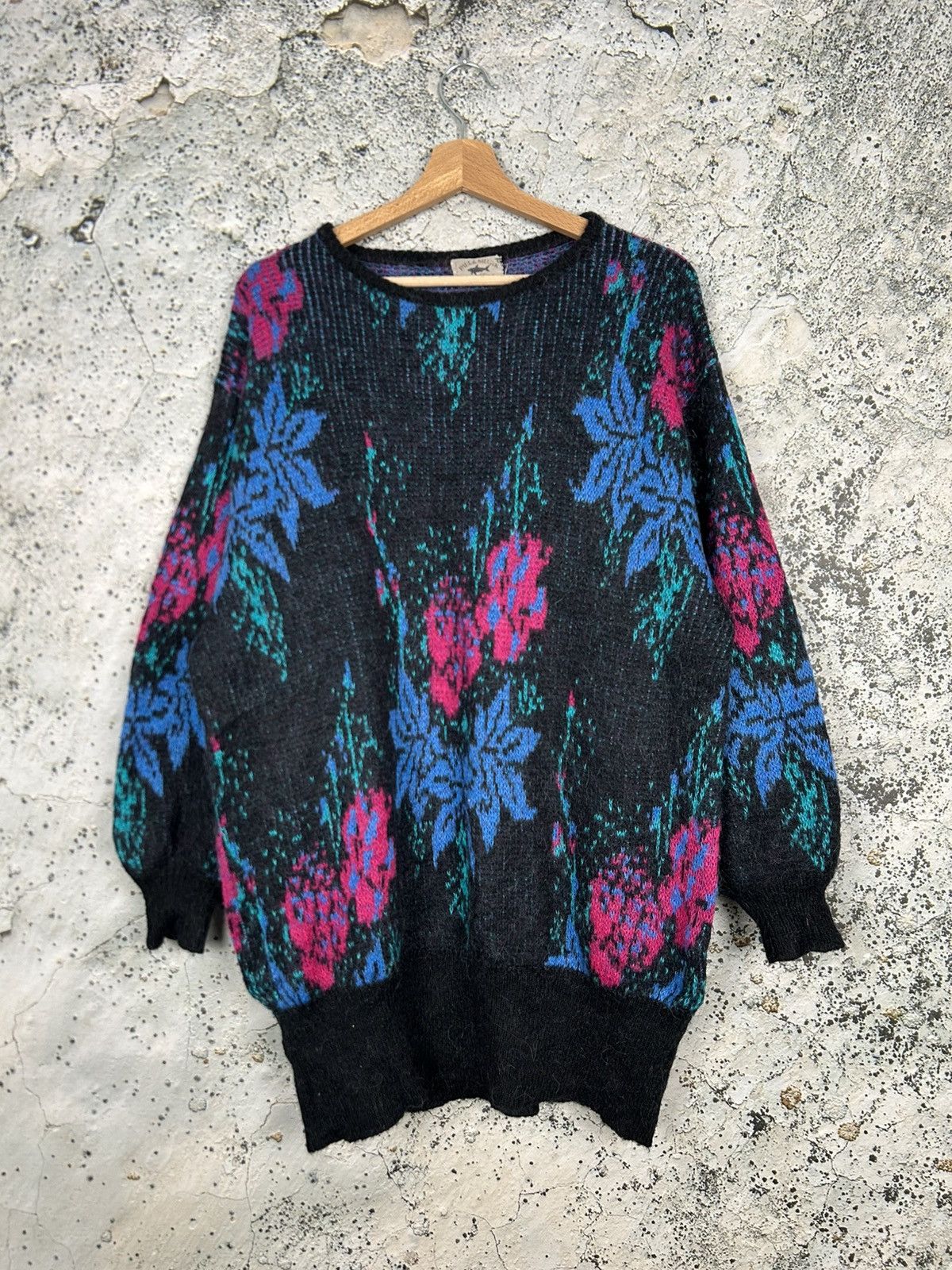 Paul & Shark Vintage Paul & Shark Mohair Wool Knit Sweater Avant Garde Size US XL / EU 56 / 4 - 1 Thumbnail