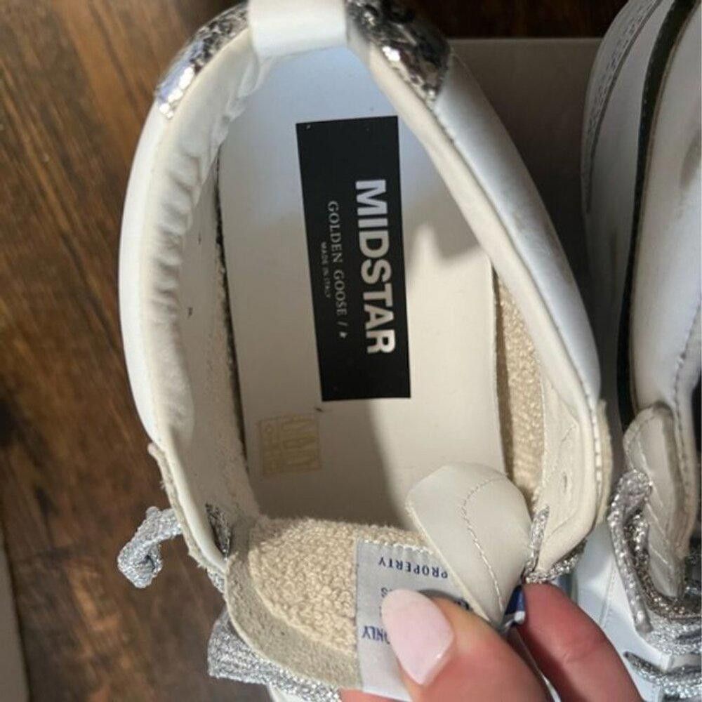 Golden Goose NWT Golden Goose Mid Star Sneakers White Size US 11 / IT 41 - 8 Thumbnail