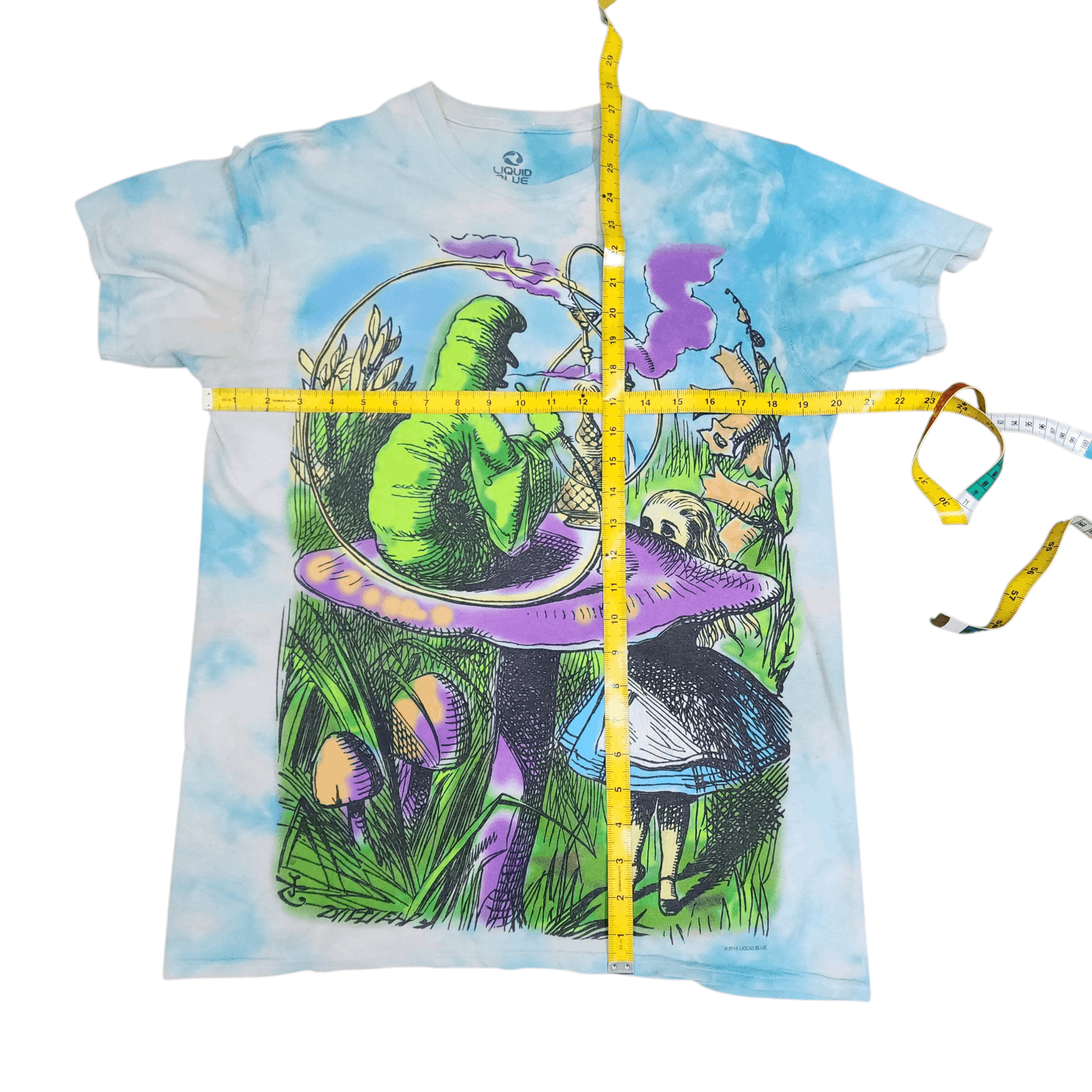 Liquid Blue Rare Liquid Blue Alice In Wonderland Tee Shirt Size US M / EU 48-50 / 2 - 7 Thumbnail