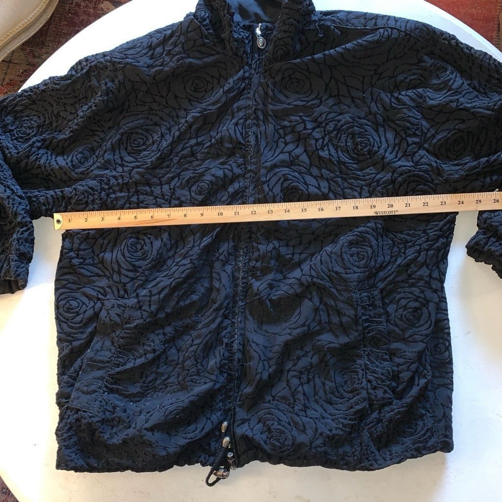Other Large Chardin black jacket with black rose pattern Size L / US 10 / IT 46 - 9 Thumbnail