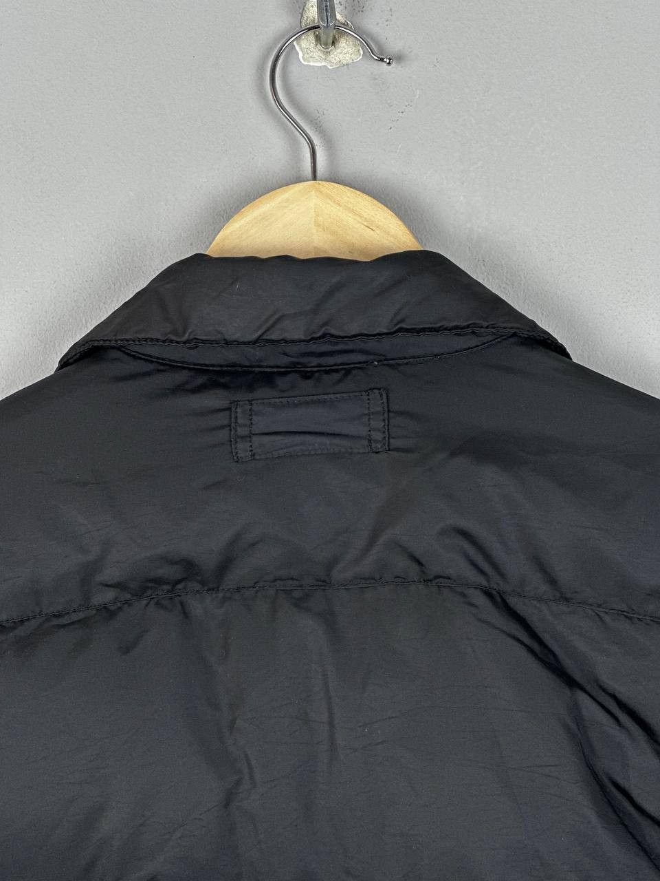 Armani Vintage Armani Jeans Black Nylon Quilted Down Puffer Jacket Size US M / EU 48-50 / 2 - 12 Thumbnail