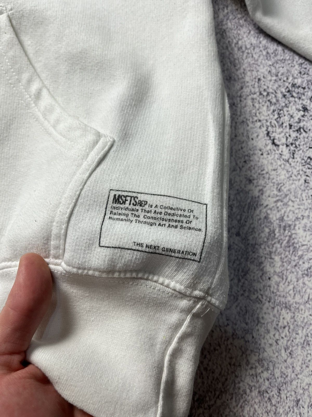 Jaden Smith Vintage MSFTSREP Jaden Smith Hoodie White M Size US M / EU 48-50 / 2 - 16 Thumbnail