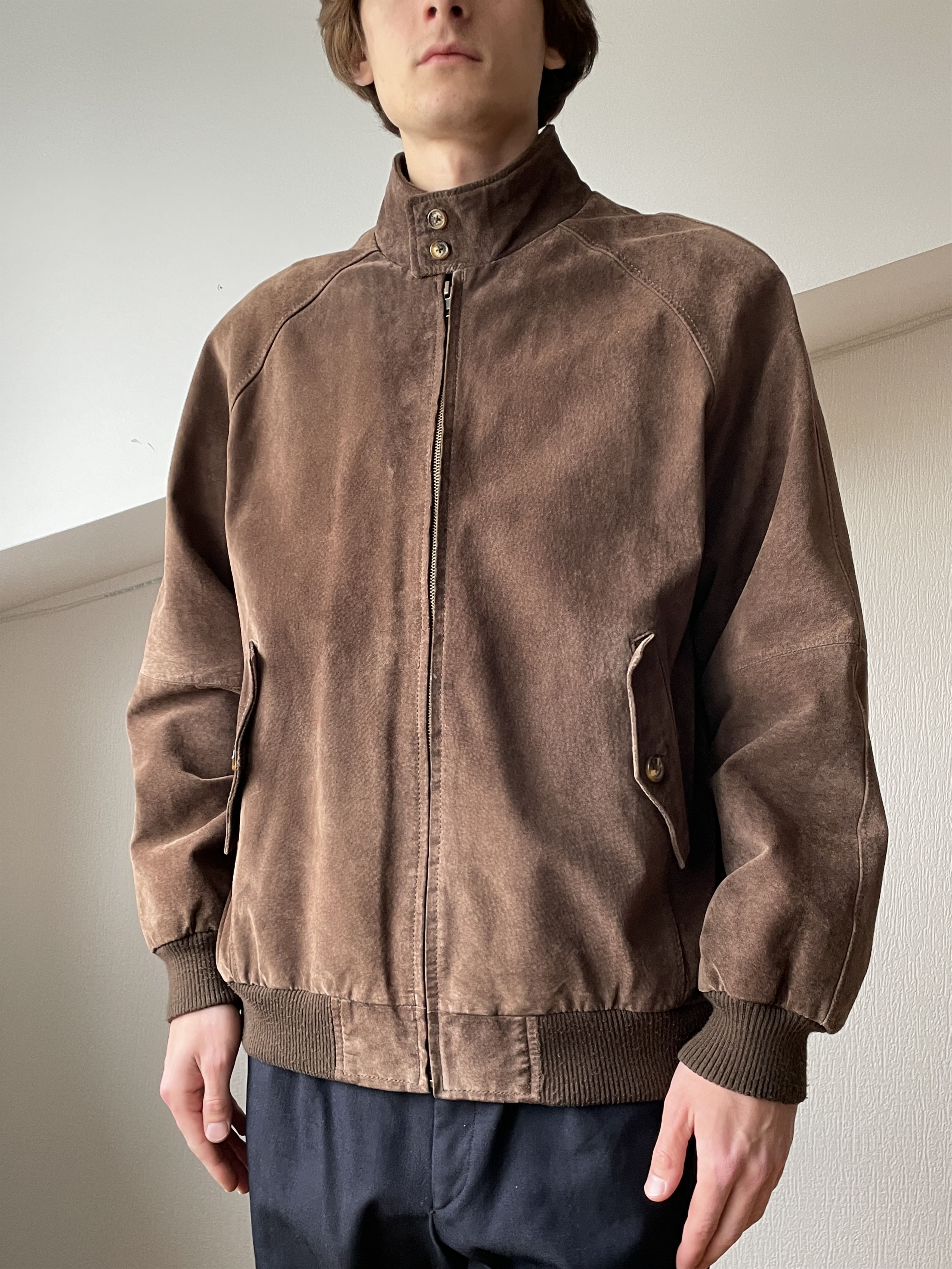 Vintage ORVIS Jacket Harrington Bomber Suede Coat Vintage B0085 Grailed