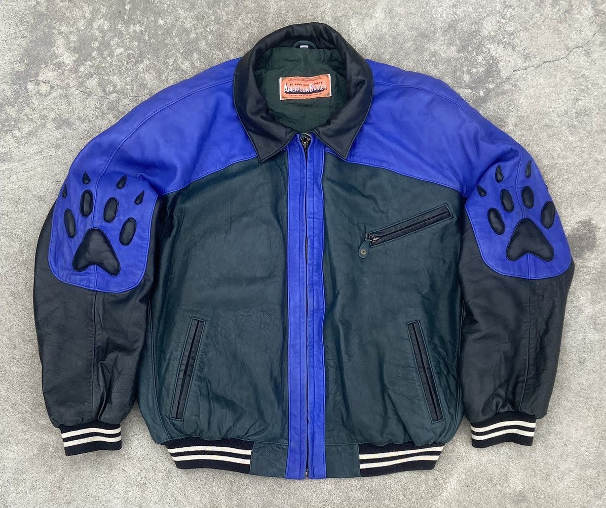 Michael Hoban 🟤Vintage American Basic Leather Jacket Like Michael Hoban🟤 Size US L / EU 52-54 / 3 - 5 Thumbnail