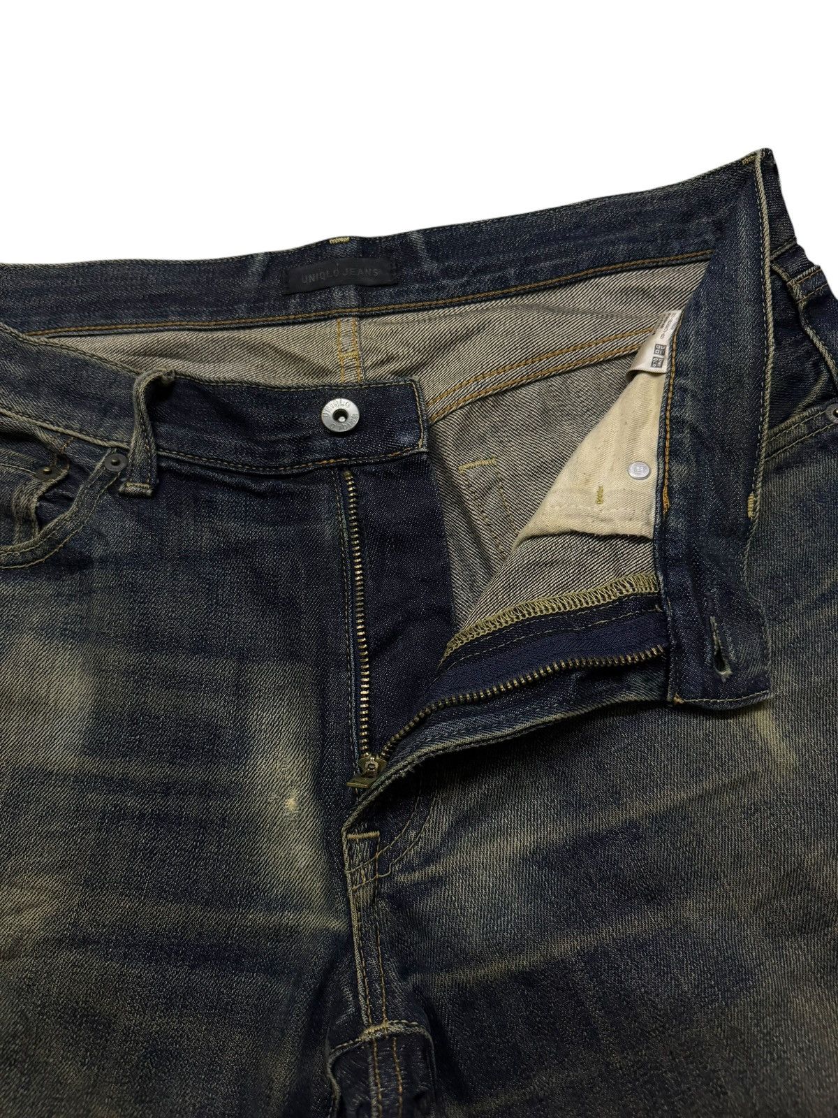 Uniqlo Vintage Uniqlo Japan Denim Jeans | Vintage Faded Wash | W33 Size US 33 - 8 Thumbnail