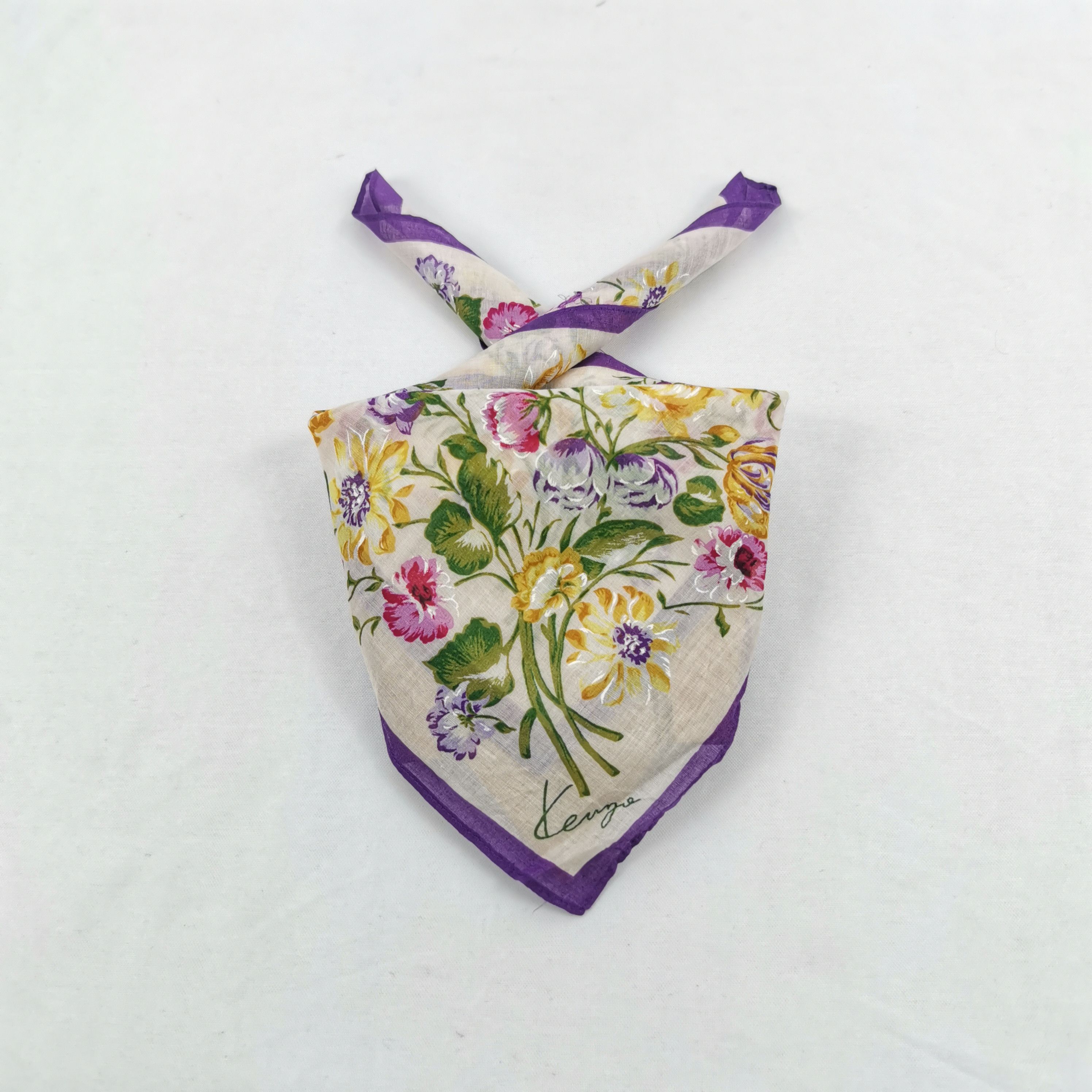 Kenzo Vintage Kenzo Handkerchief Neckerchief Bandana Size ONE SIZE - 1 Thumbnail