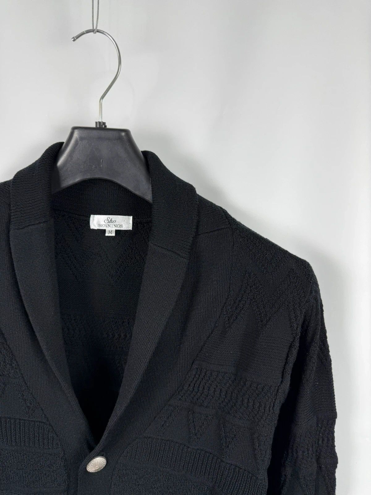 BERNINGS SHO Sho Bernings Japan Cardigan Black Cotton Polyester size M Size US M / EU 48-50 / 2 - 2 Thumbnail