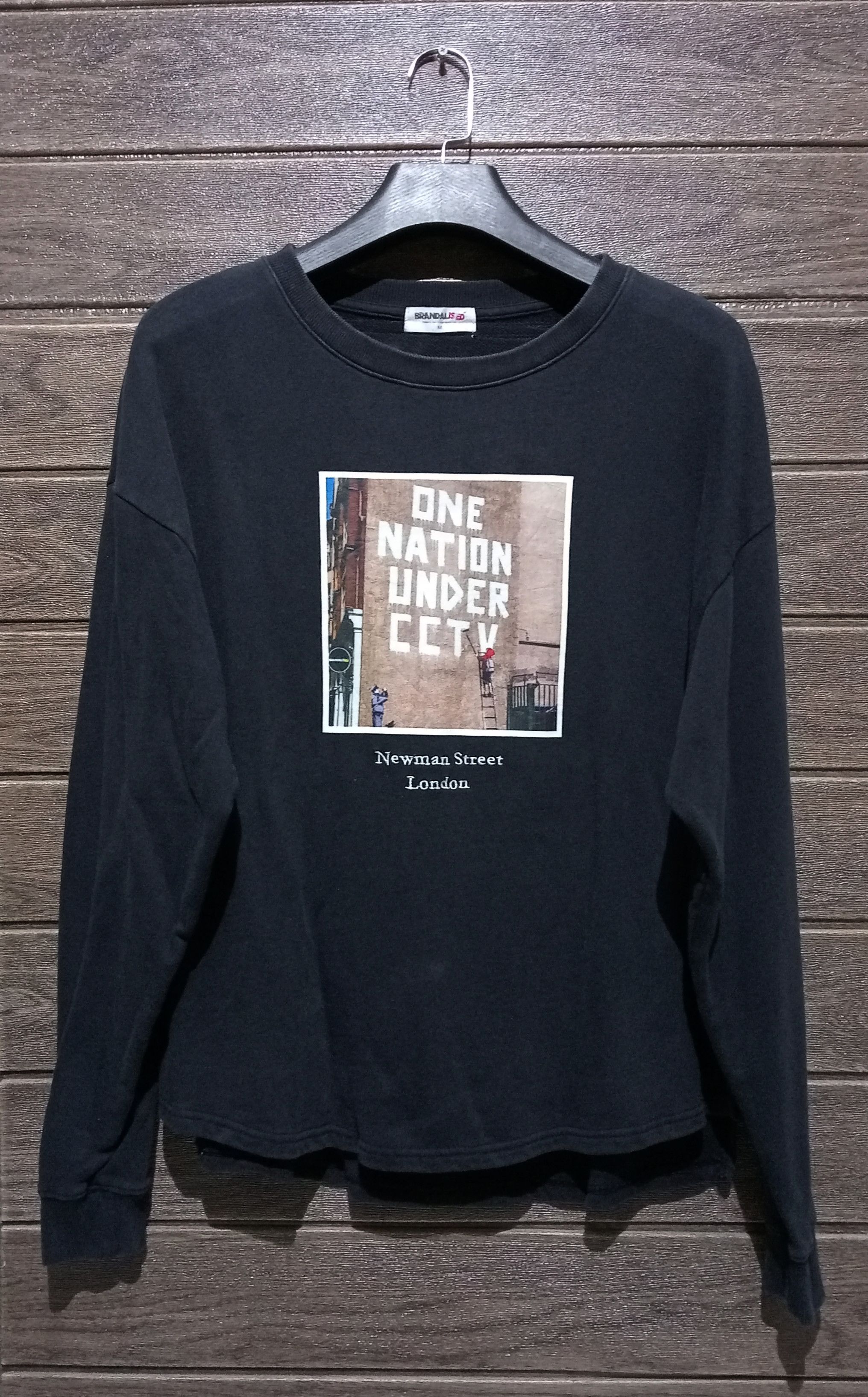 Rap Tees One Nation Under CCTV Baggy Style Art Sweatshirt Size US M / EU 48-50 / 2 - 1 Thumbnail