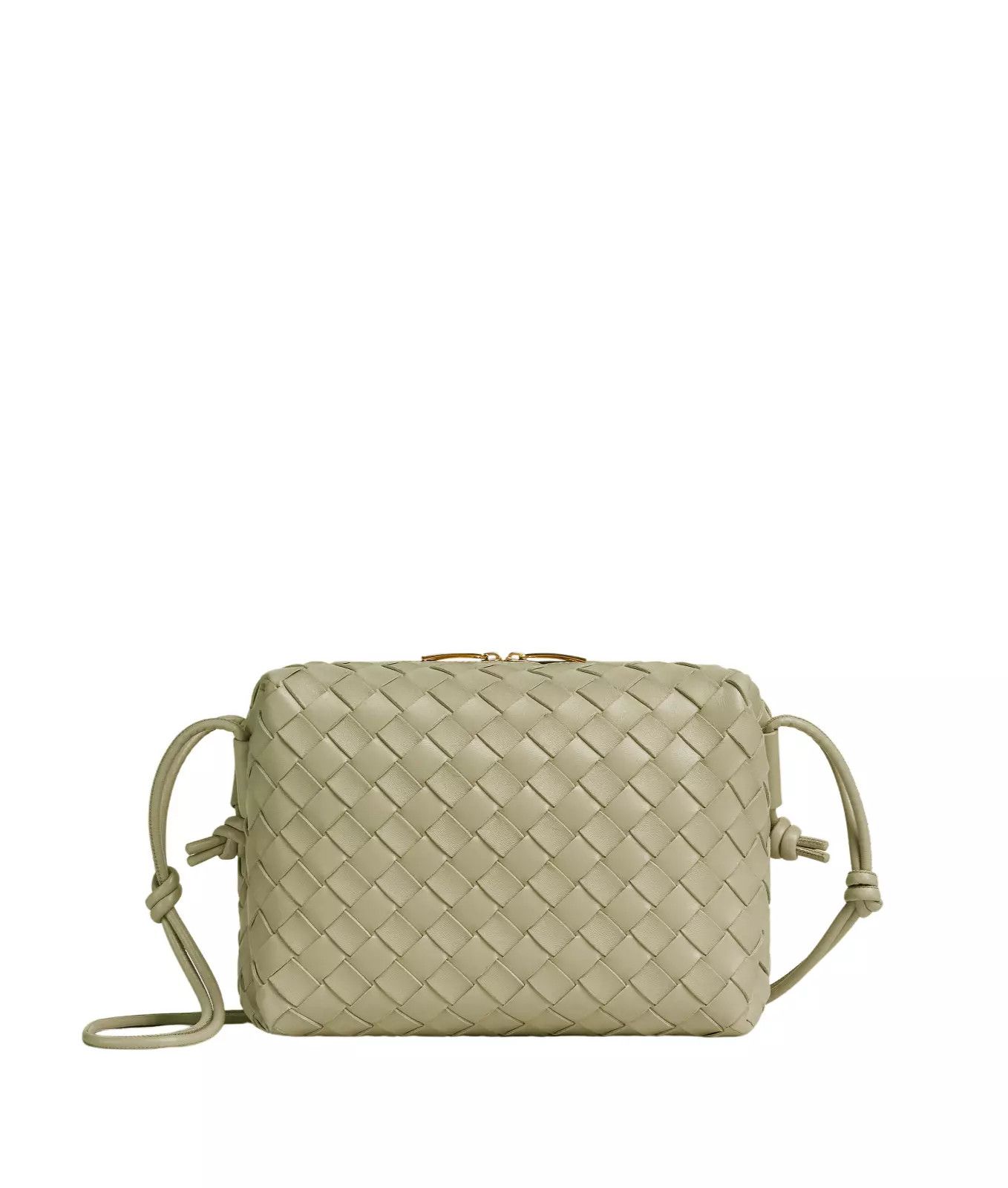 Bottega Veneta BV Small Loop Travertine Leather Camera Bag New Size ONE SIZE - 1 Thumbnail
