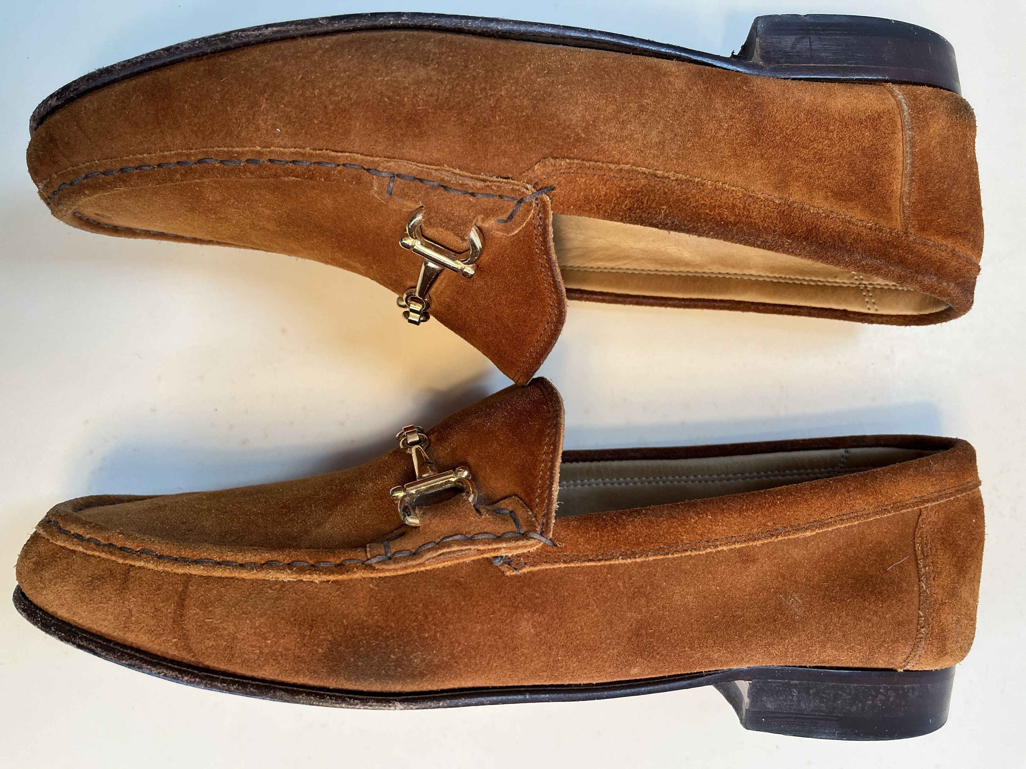 Shipton & Heneage Shipton & Heneage Tan Suede Leather Loafers Size US 10.5 / EU 43-44 - 3 Thumbnail