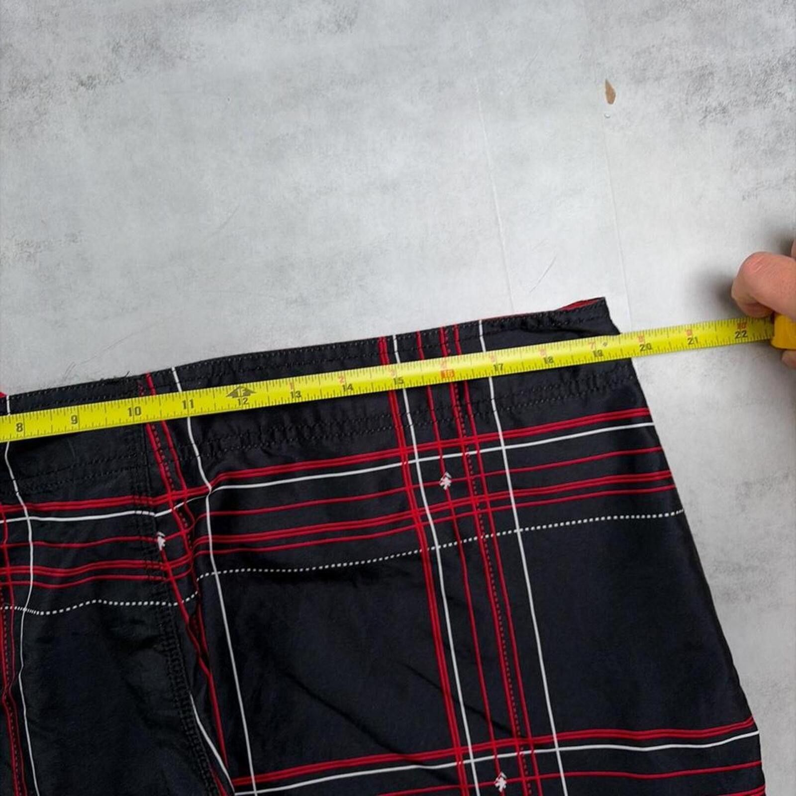 Gotcha Y2K Black Gotcha Grunge Surf Baggy Plaid Board Shorts Size US 38 / EU 54 - 6 Thumbnail