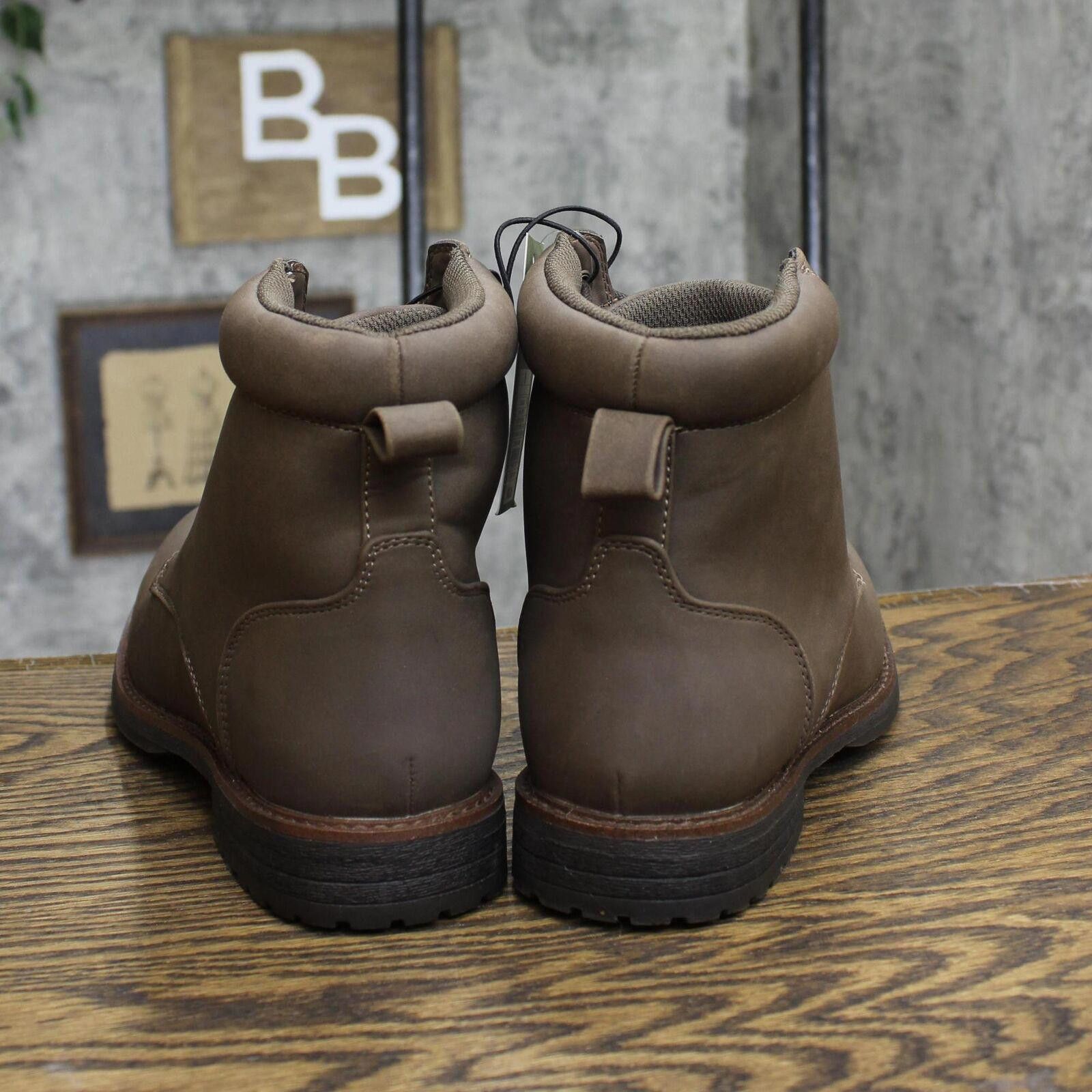 Designer NWT Goodfellow & Co Men's Combat Boots 88097729 Brown 7 7 M Size US 7 / EU 40 - 4 Thumbnail