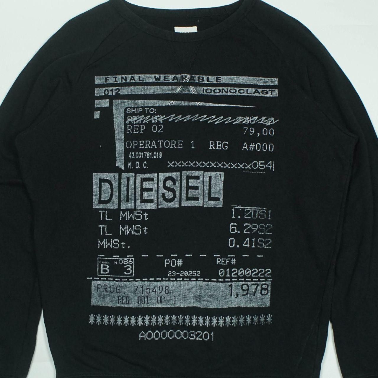 Diesel *NoTariff Diesel Receipt Crewneck Size US M / EU 48-50 / 2 - 2 Thumbnail