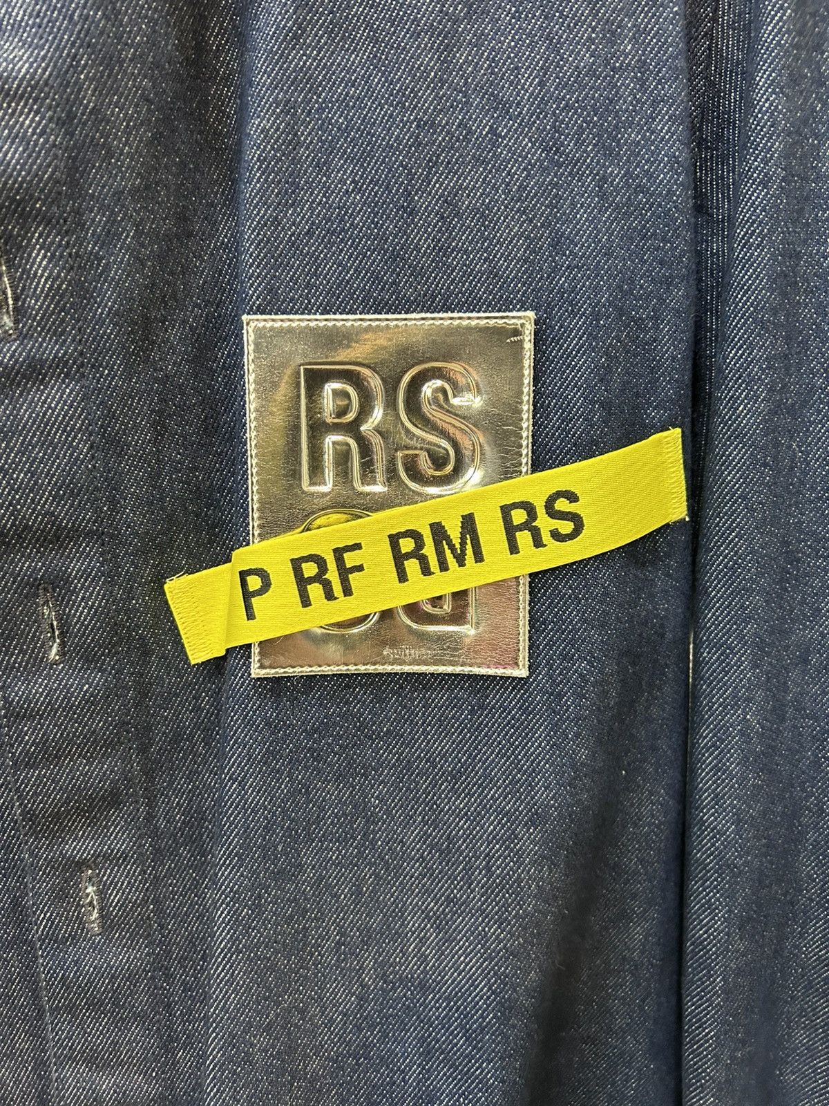 Raf Simons Raf Simons Patch Denim Overshirt Size US S / EU 44-46 / 1 - 2 Thumbnail
