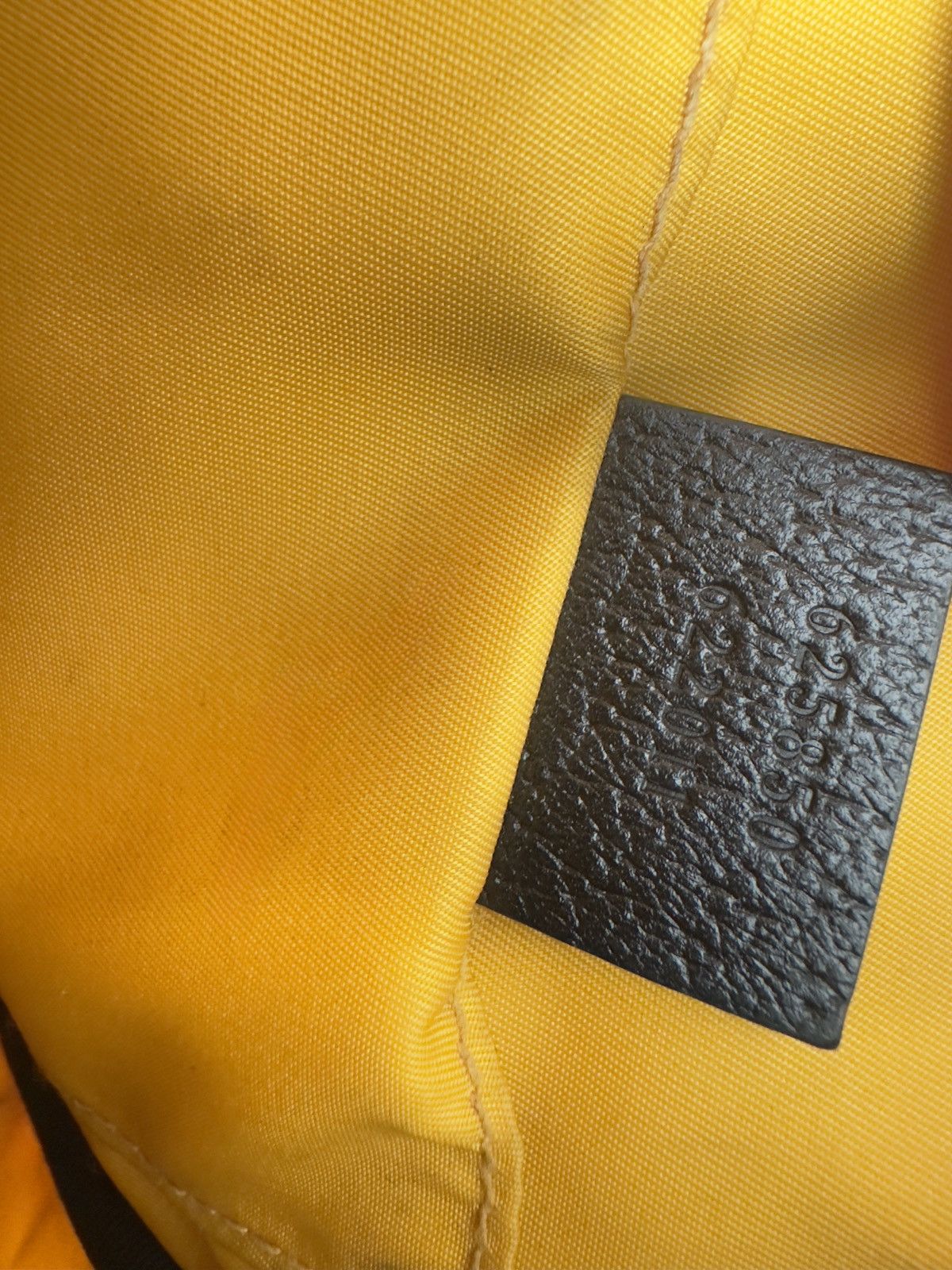 Gucci GUCCI Yellow GG Eco Black Leather Off The Grid Messenger Size ONE SIZE - 8 Thumbnail