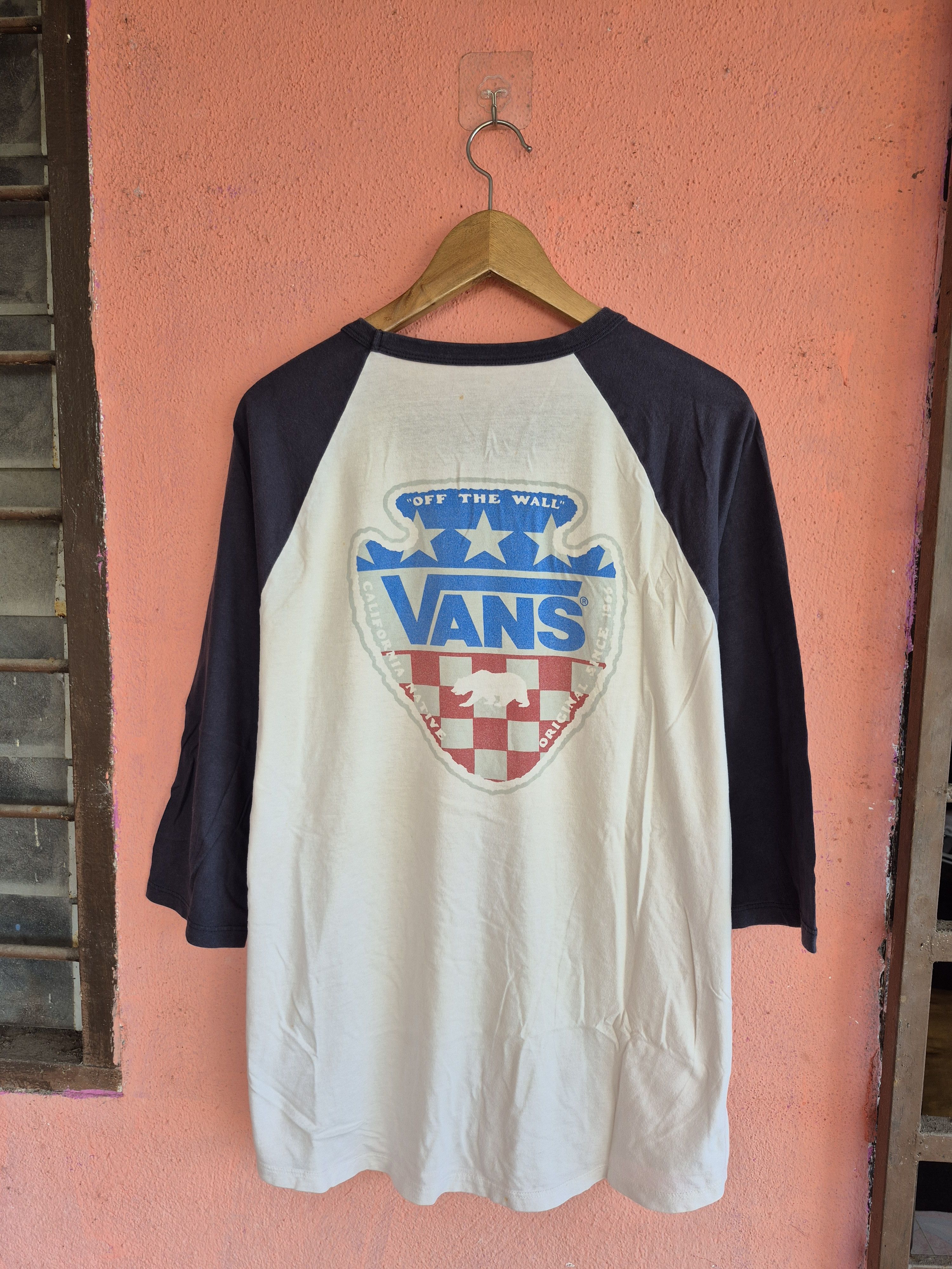 Vans 🔥 Vans Skate Streetwear Three Quarter Tee Size US XL / EU 56 / 4 - 1 Thumbnail