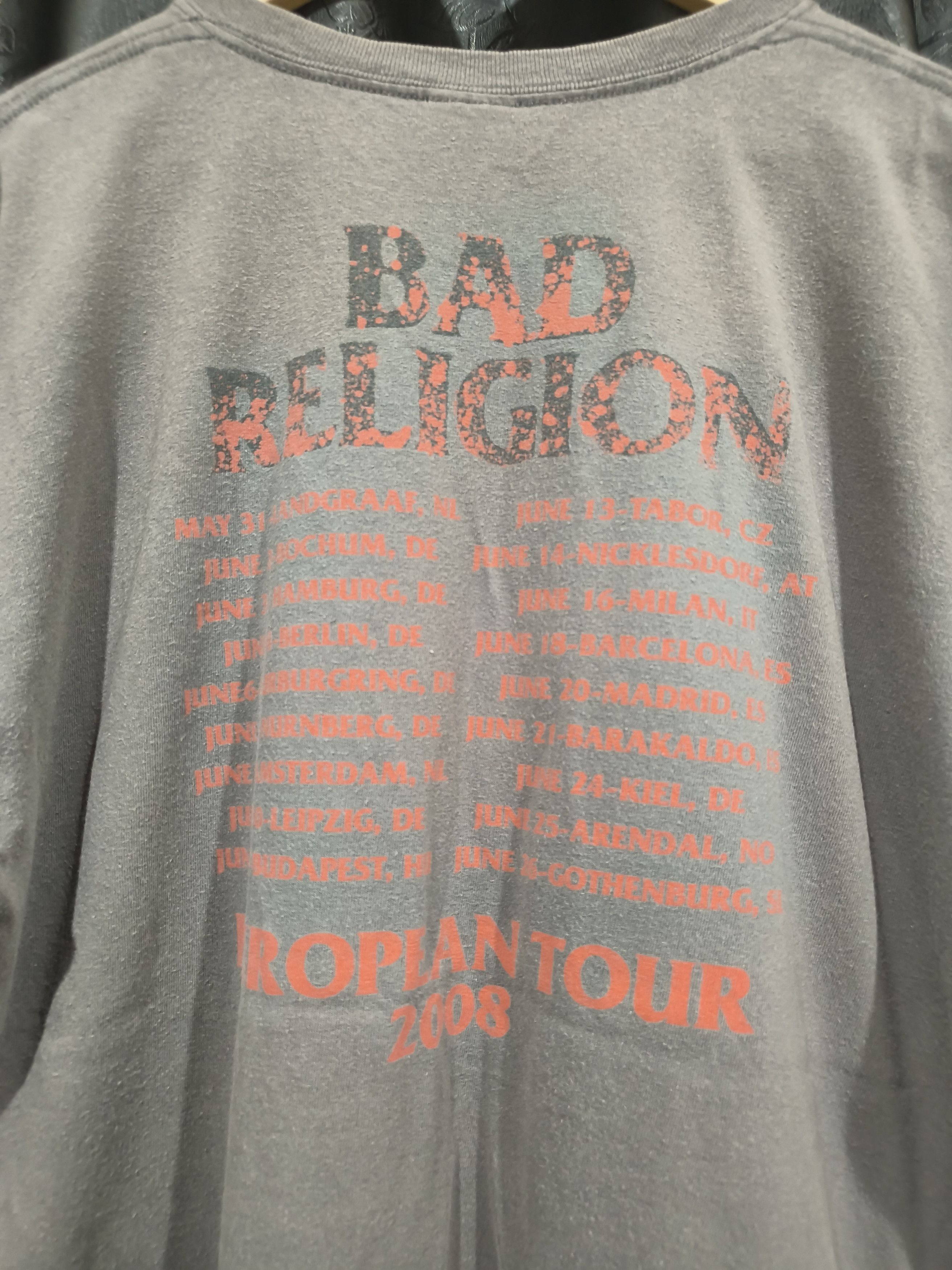 Band Tees Vintage 2000s Bad religion tour t shirt Size US L / EU 52-54 / 3 - 4 Thumbnail