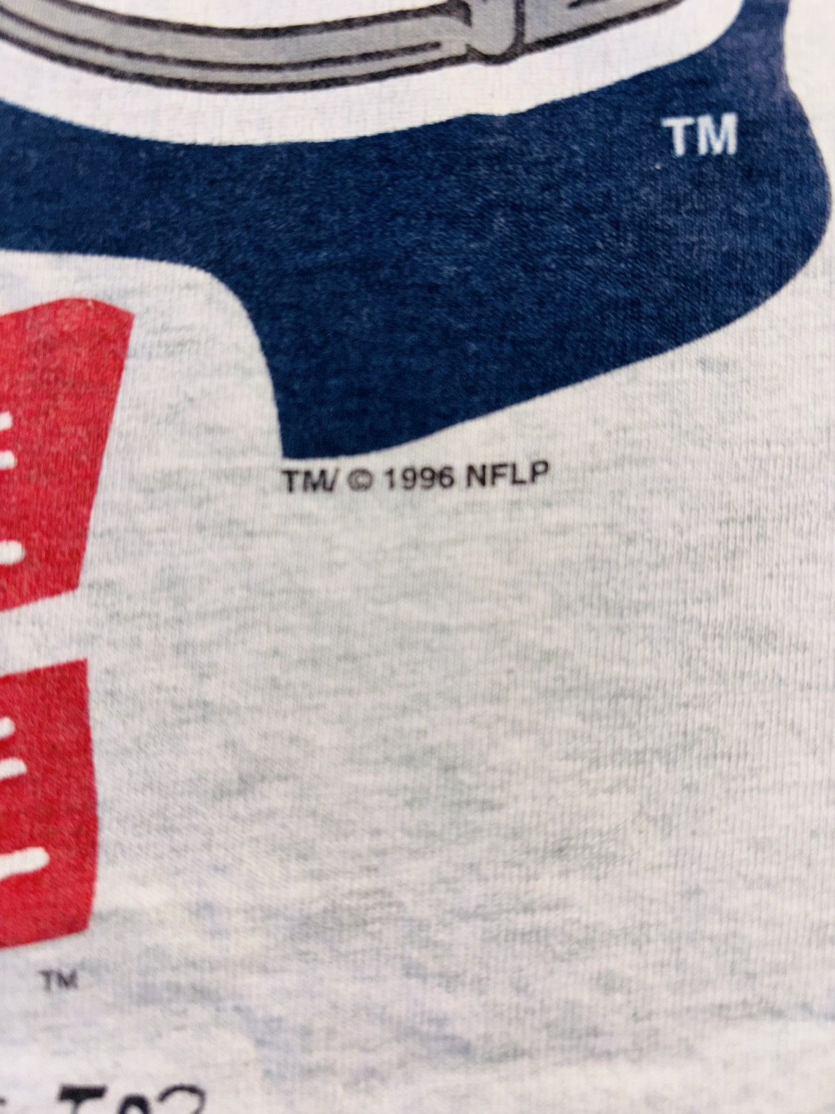 Fruit Of The Loom Dallas Cowboys tshirt 1996 Size US XL / EU 56 / 4 - 3 Thumbnail
