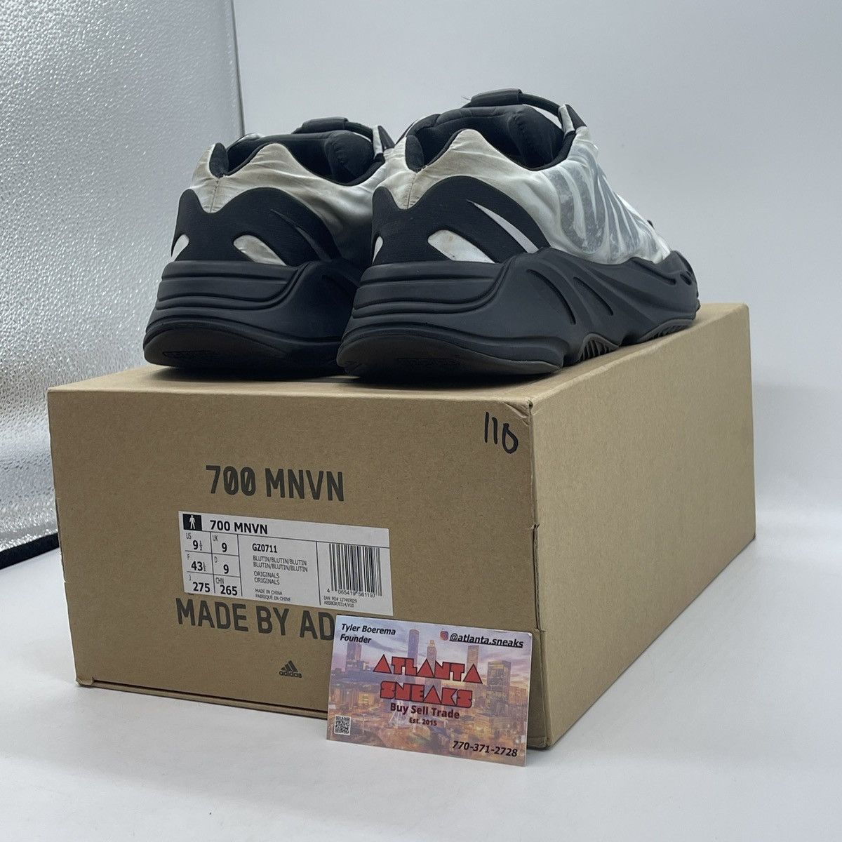 Adidas Yeezy boost 700 blue tint Size US 9.5 / EU 42-43 - 5 Thumbnail