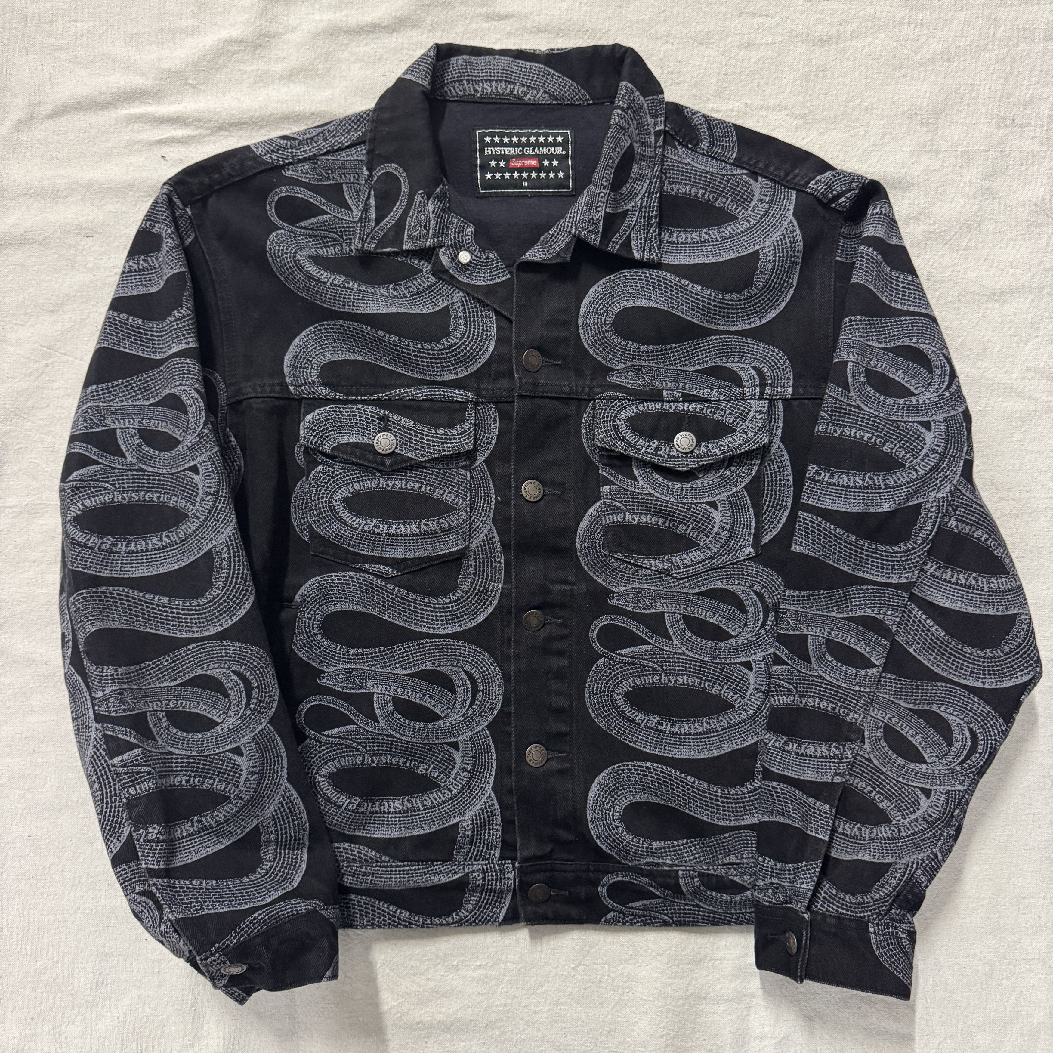 Supreme Supreme Eye of Horus Denim Jacket | Grailed