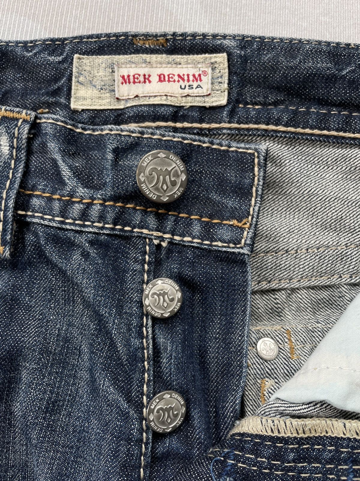 Mek Denim Mek Denim Embroided Jeans Size US 32 / EU 48 - 7 Thumbnail