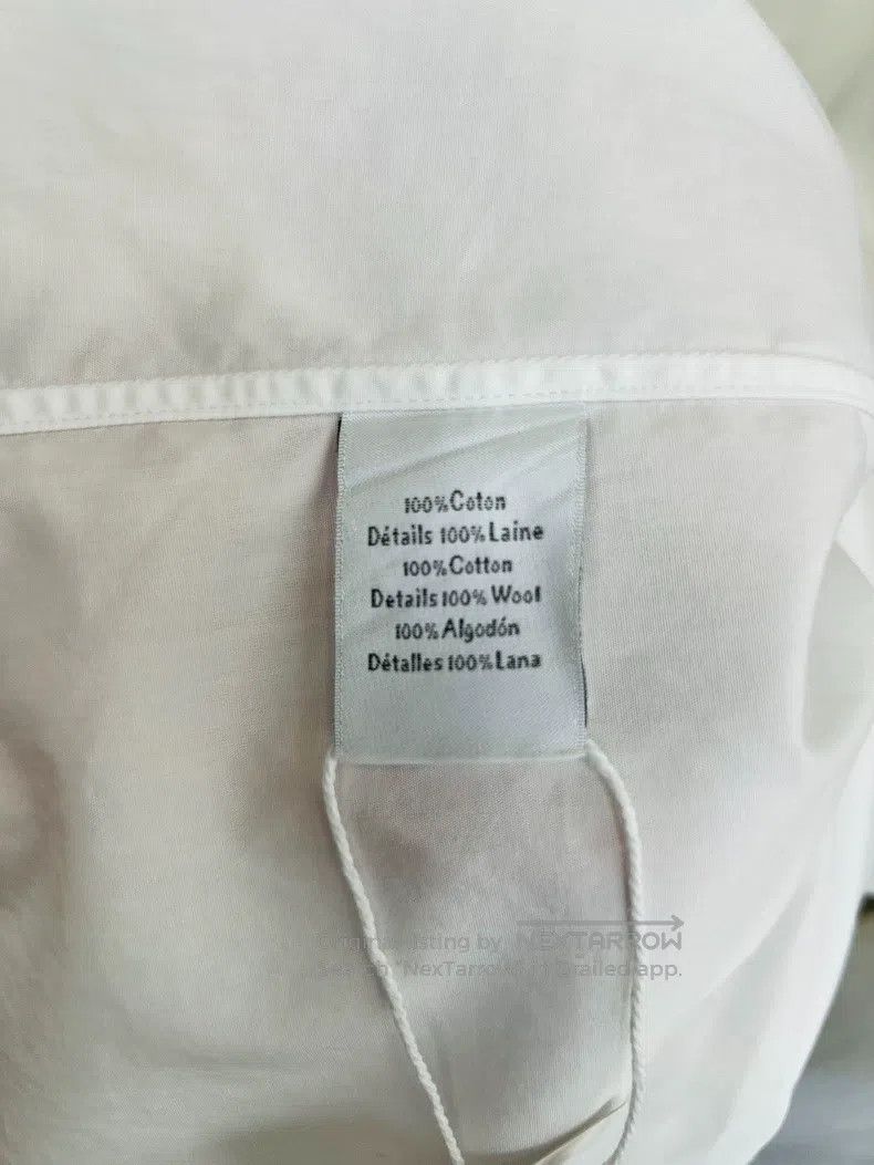Hermes Hermes size 44 Gray felt striped shirt Size US S / EU 44-46 / 1 - 4 Thumbnail