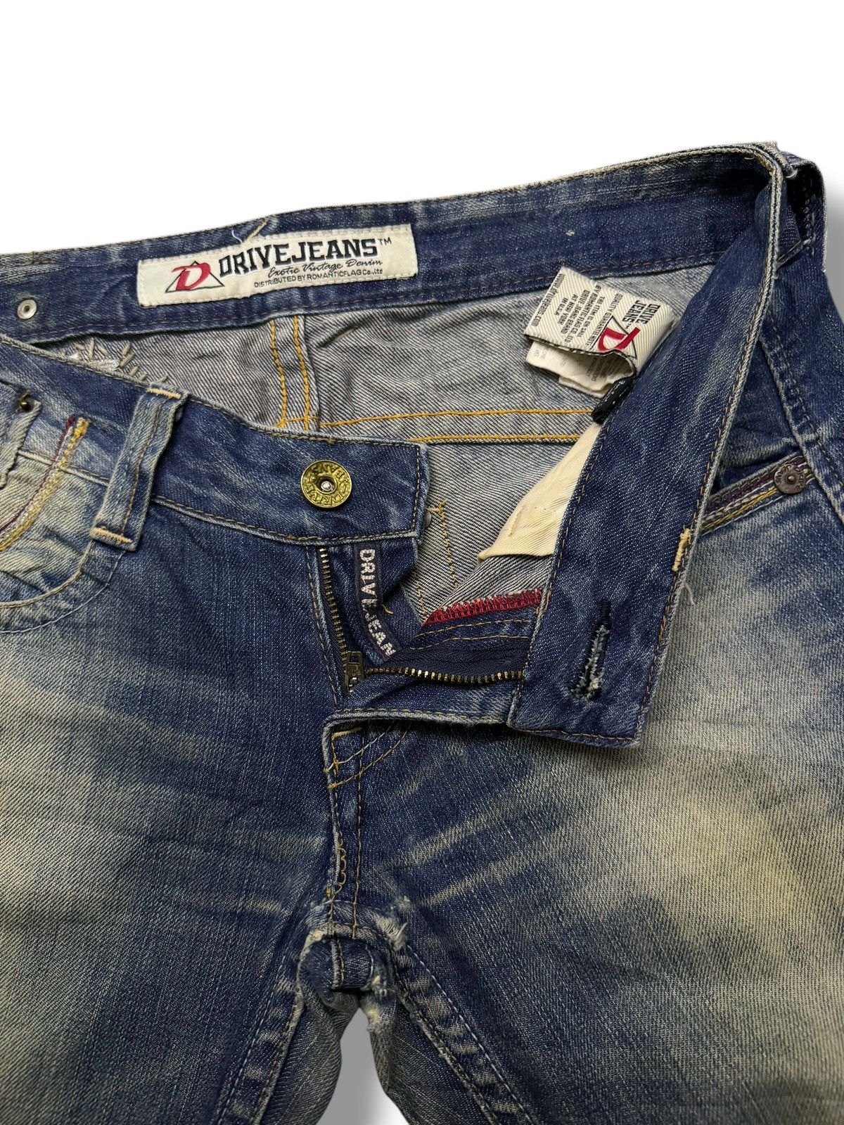 Japanese Brand Exotic Vintage Denim Drive Falcon 7.0 Limited Edition | W31 Size 31" - 8 Thumbnail