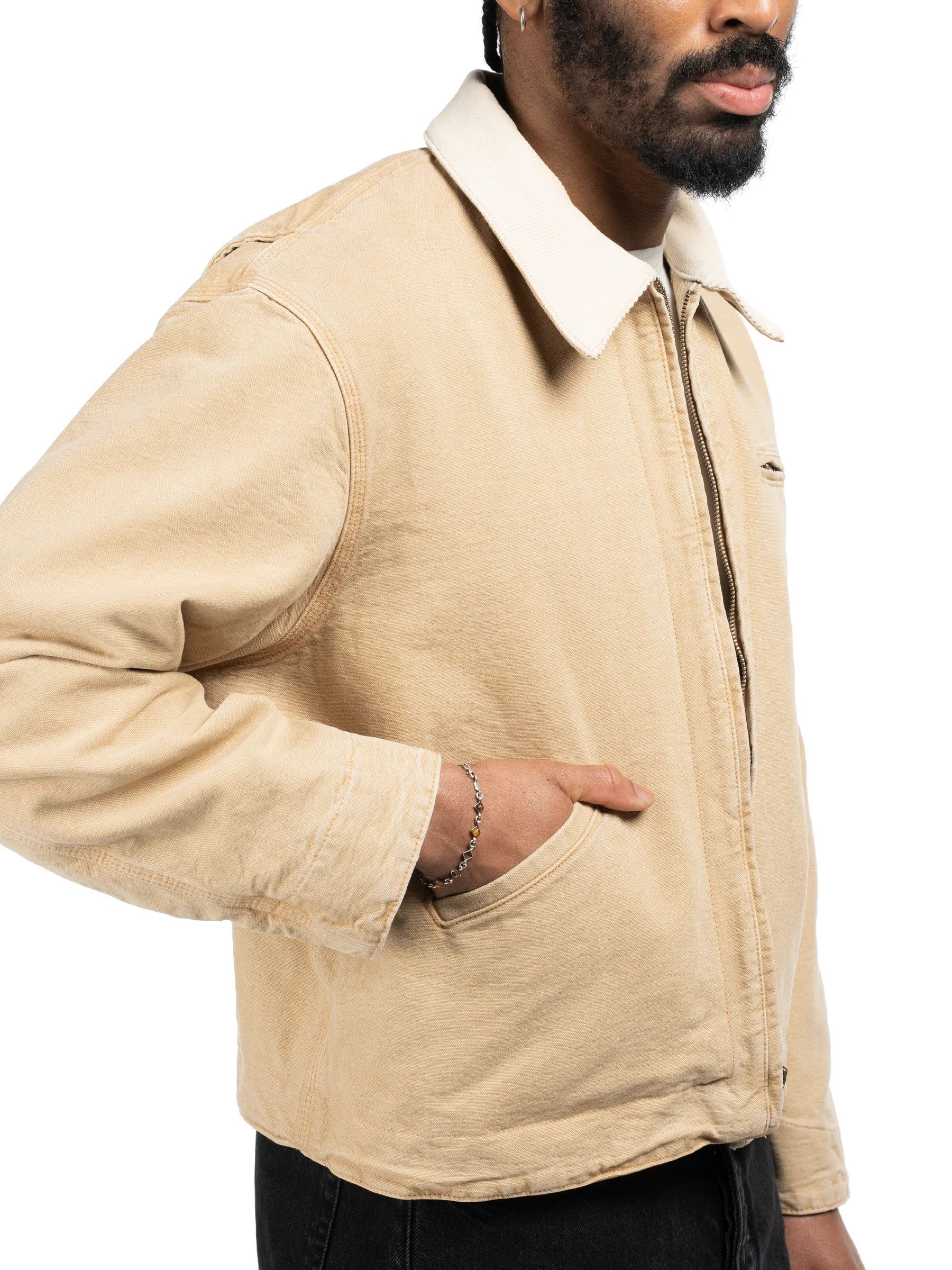 Bare Knuckles 💚 Bare Knuckles Canvas Work Jacket Washed Tan Medium NEW Size US M / EU 48-50 / 2 - 5 Thumbnail
